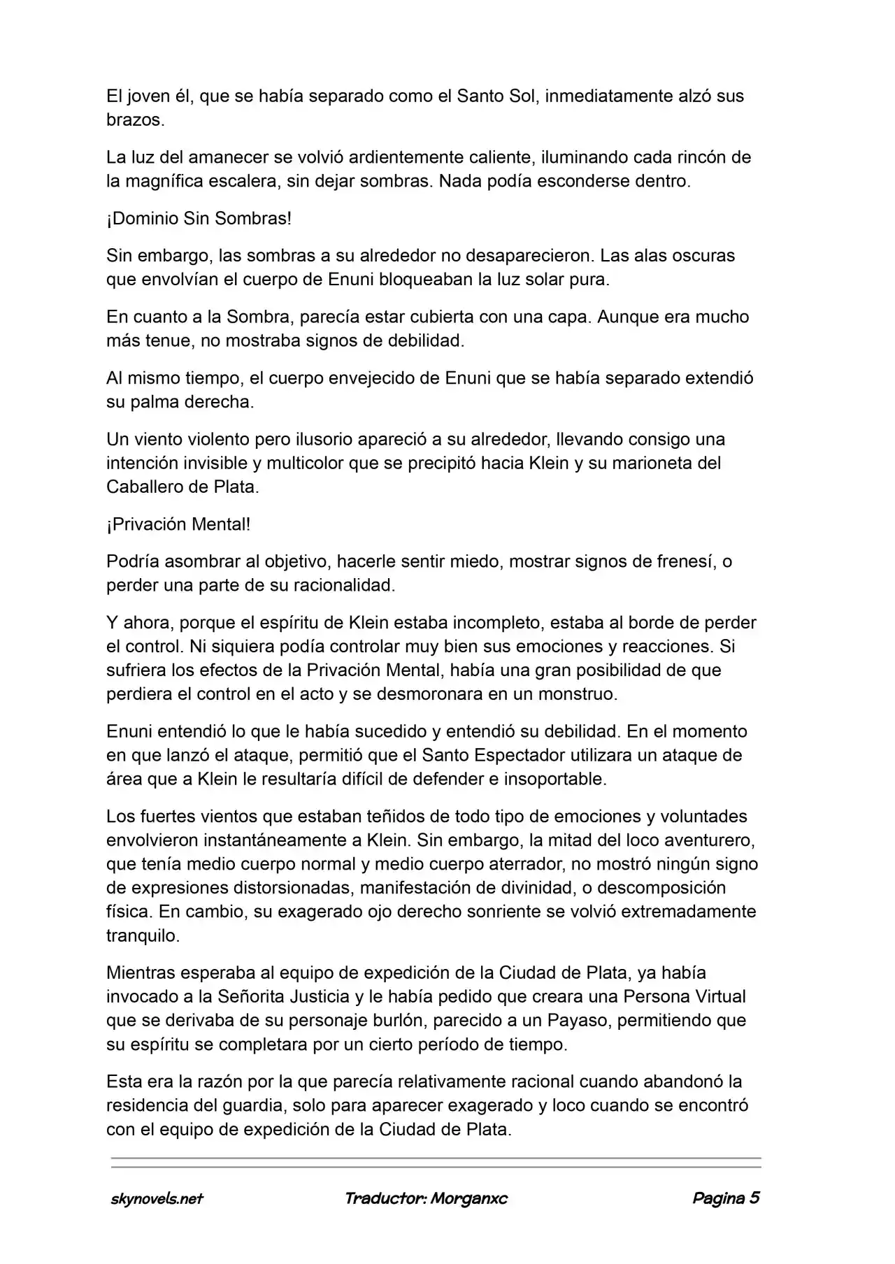 Lord Of The Mysteries (Novela) - Capítulo 1254 - Página 5 - LectorTMOo