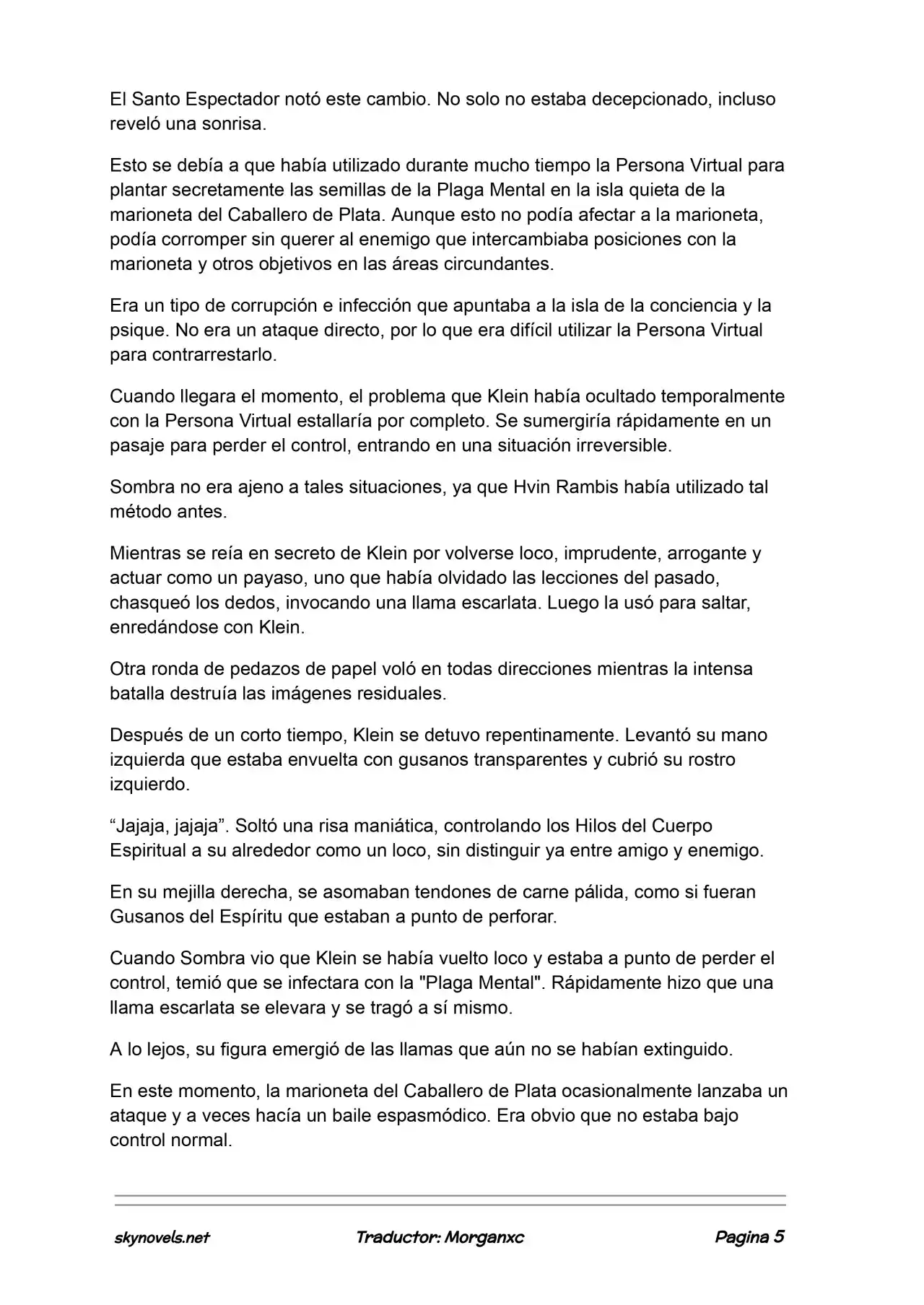Lord Of The Mysteries (Novela) - Capítulo 1256 - Página 5 - LectorTMOo