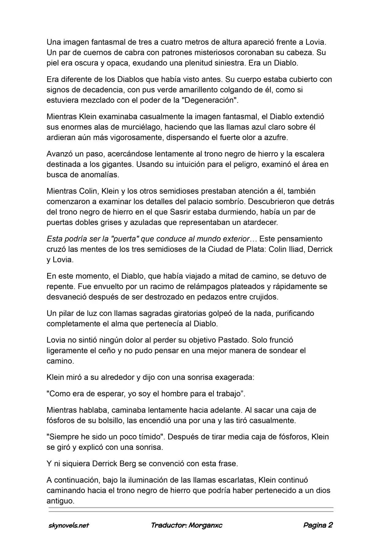 Lord Of The Mysteries (Novela) - Capítulo 1260 - Página 2 - LectorTMOo