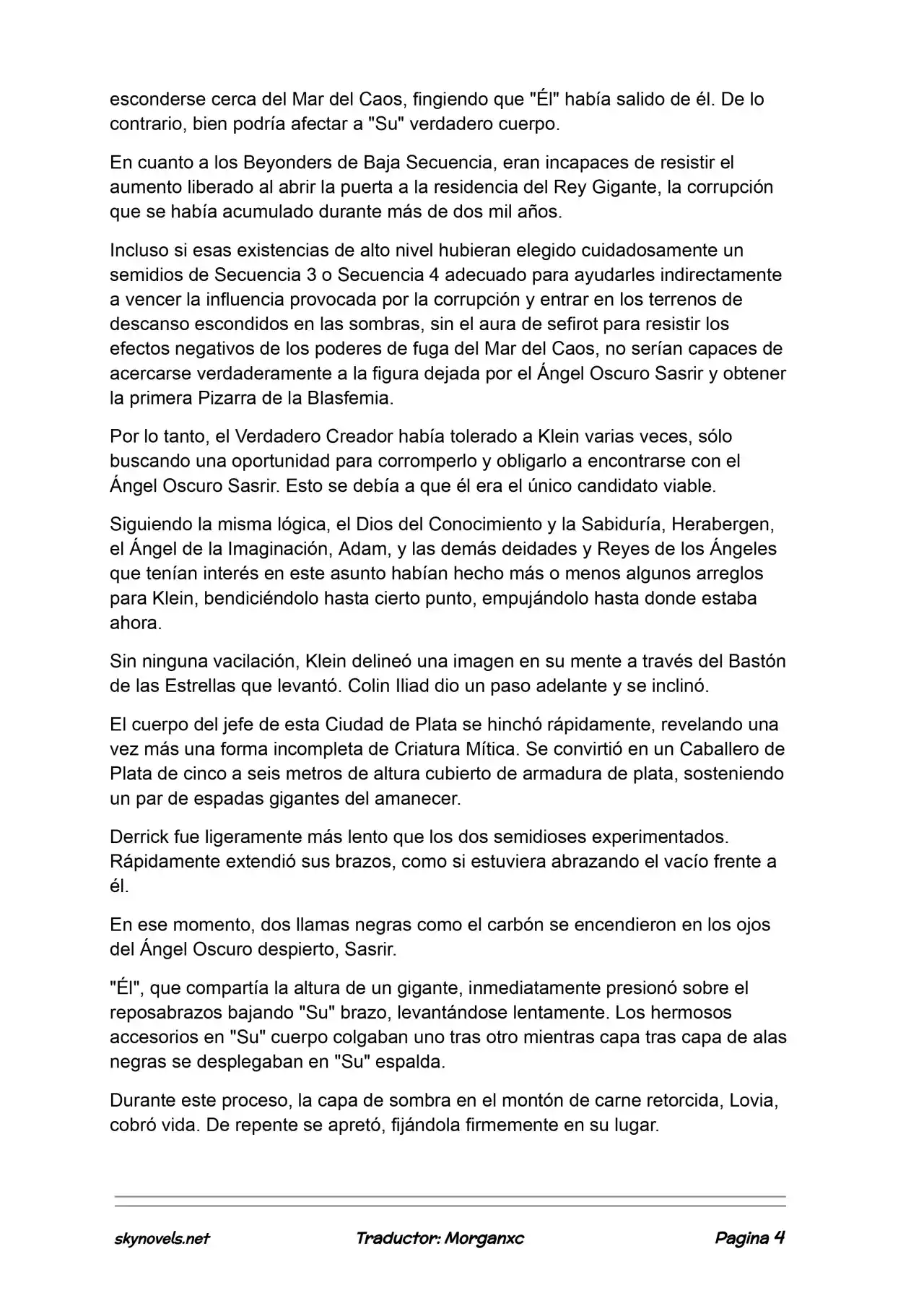Lord Of The Mysteries (Novela) - Capítulo 1262 - Página 4 - LectorTMOo