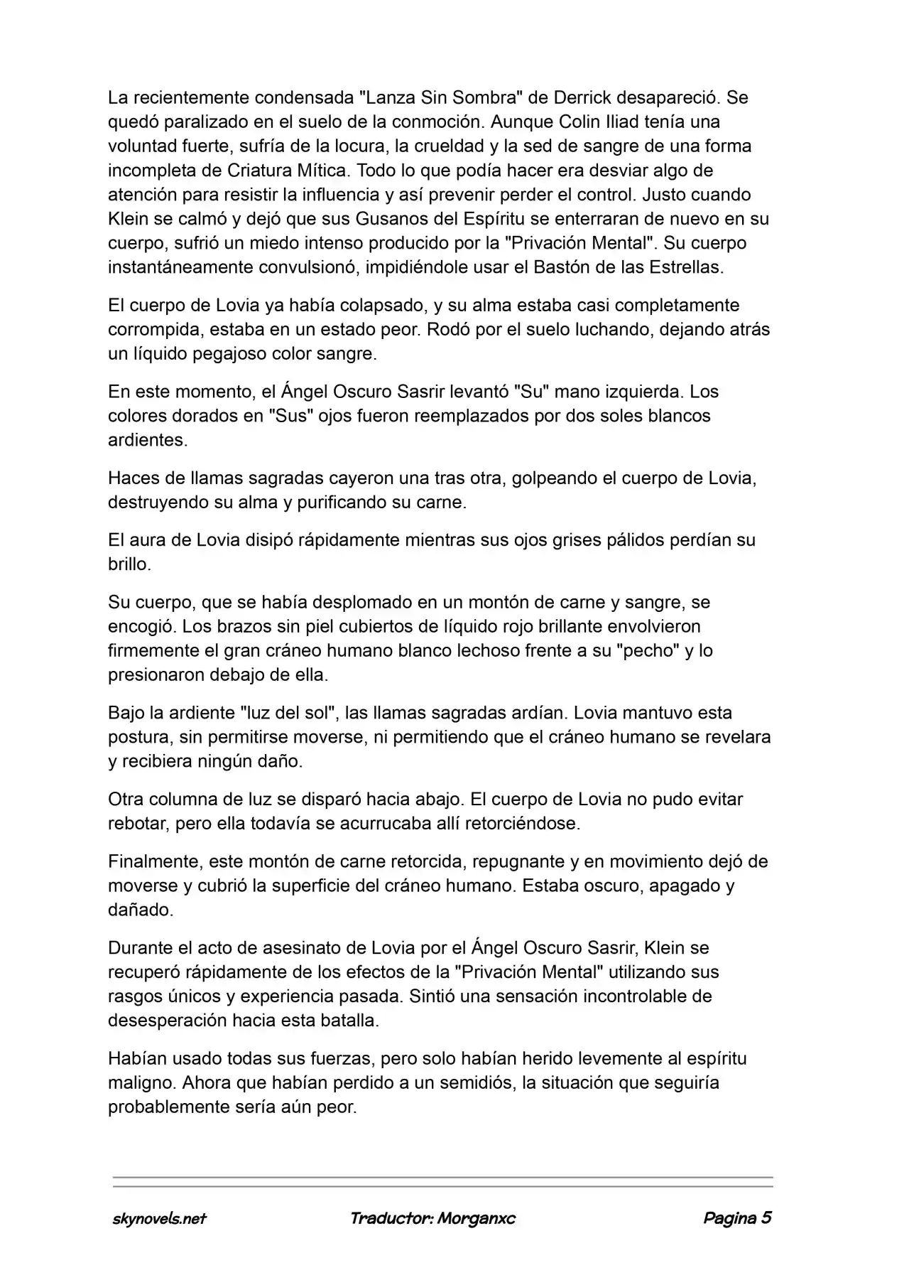 Lord Of The Mysteries (Novela) - Capítulo 1263 - Página 5 - LectorTMOo