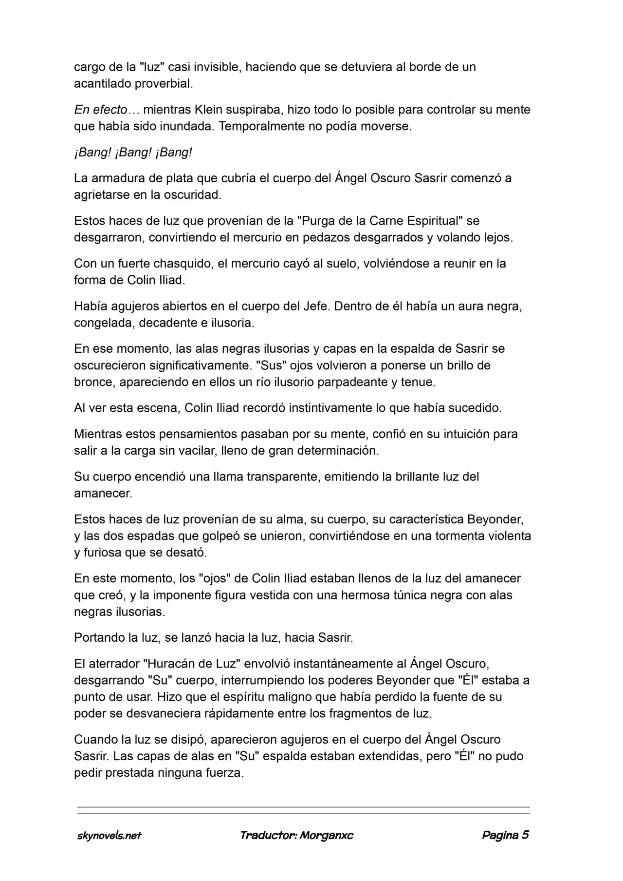 Lord Of The Mysteries (Novela) - Capítulo 1264 - Página 5 - LectorTMOo