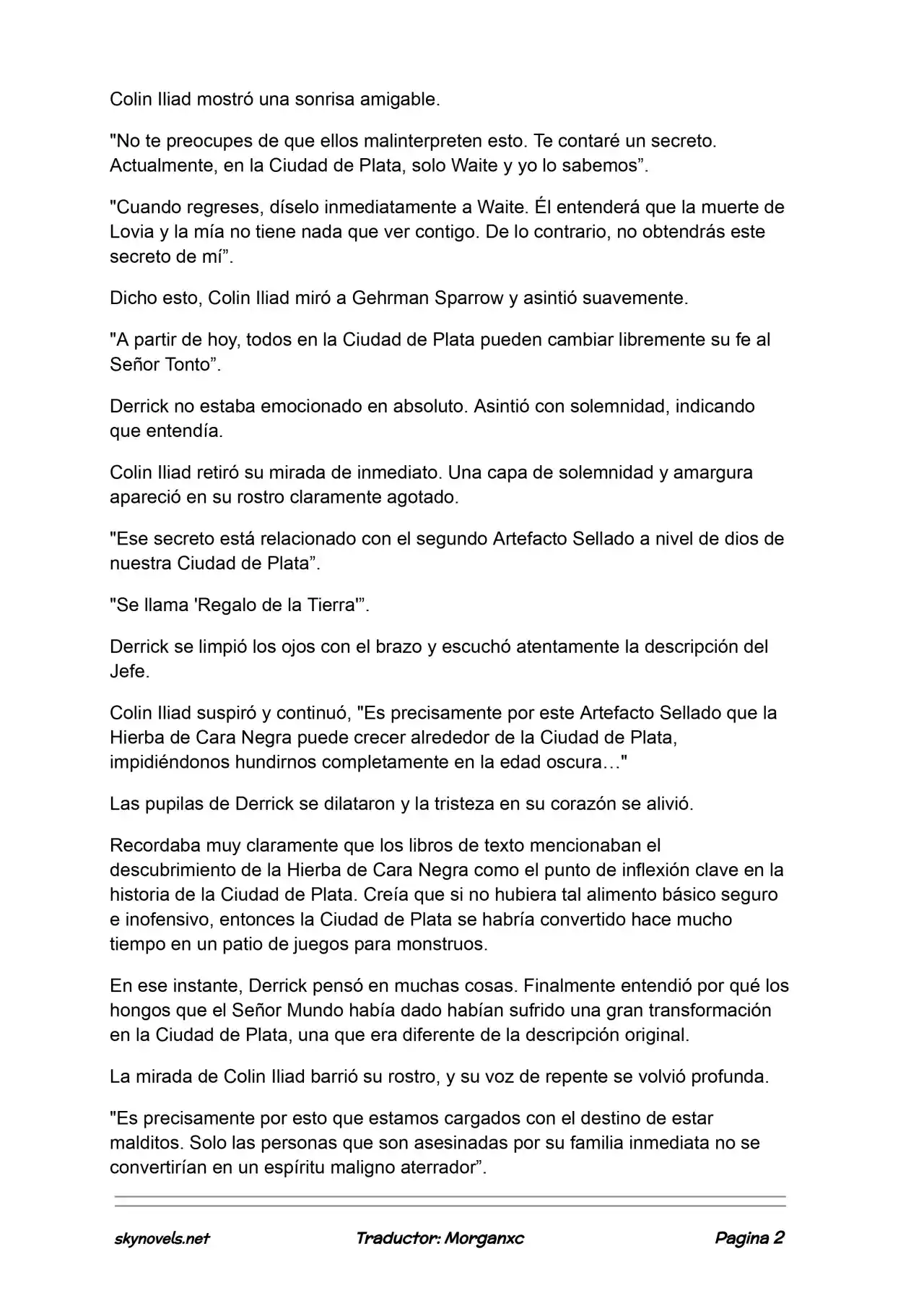 Lord Of The Mysteries (Novela) - Capítulo 1266 - Página 2 - LectorTMOo