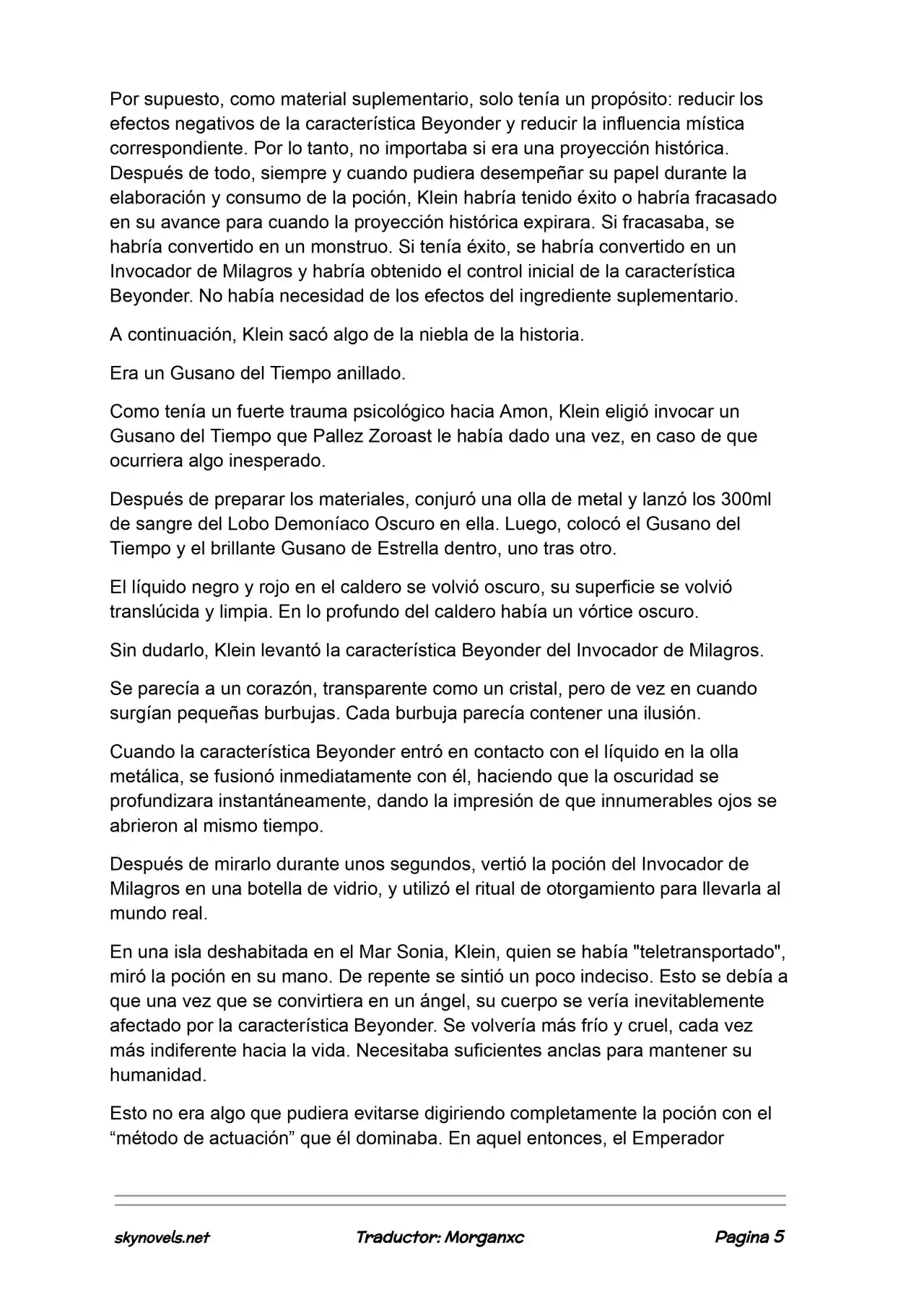 Lord Of The Mysteries (Novela) - Capítulo 1267 - Página 5 - LectorTMOo