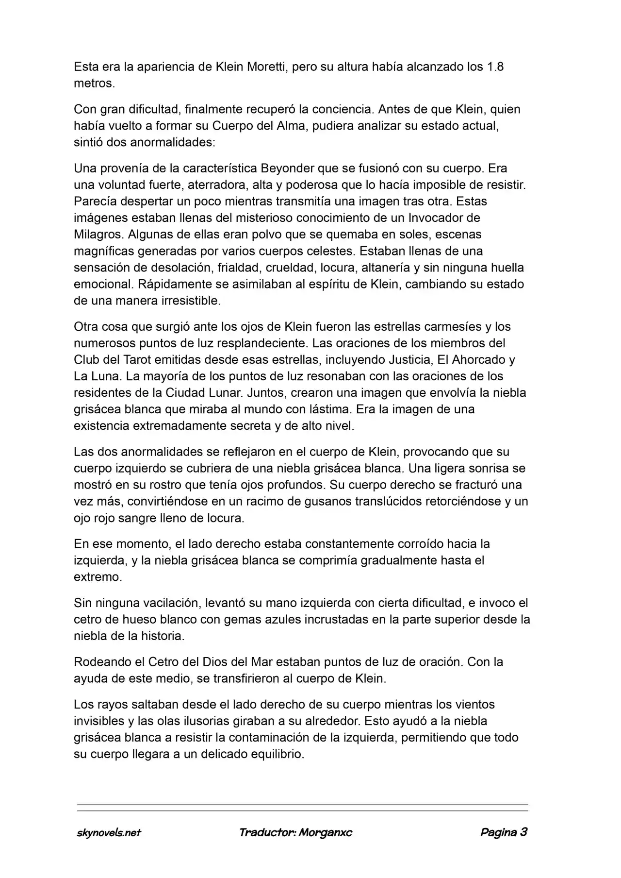 Lord Of The Mysteries (Novela) - Capítulo 1268 - Página 3 - LectorTMOo