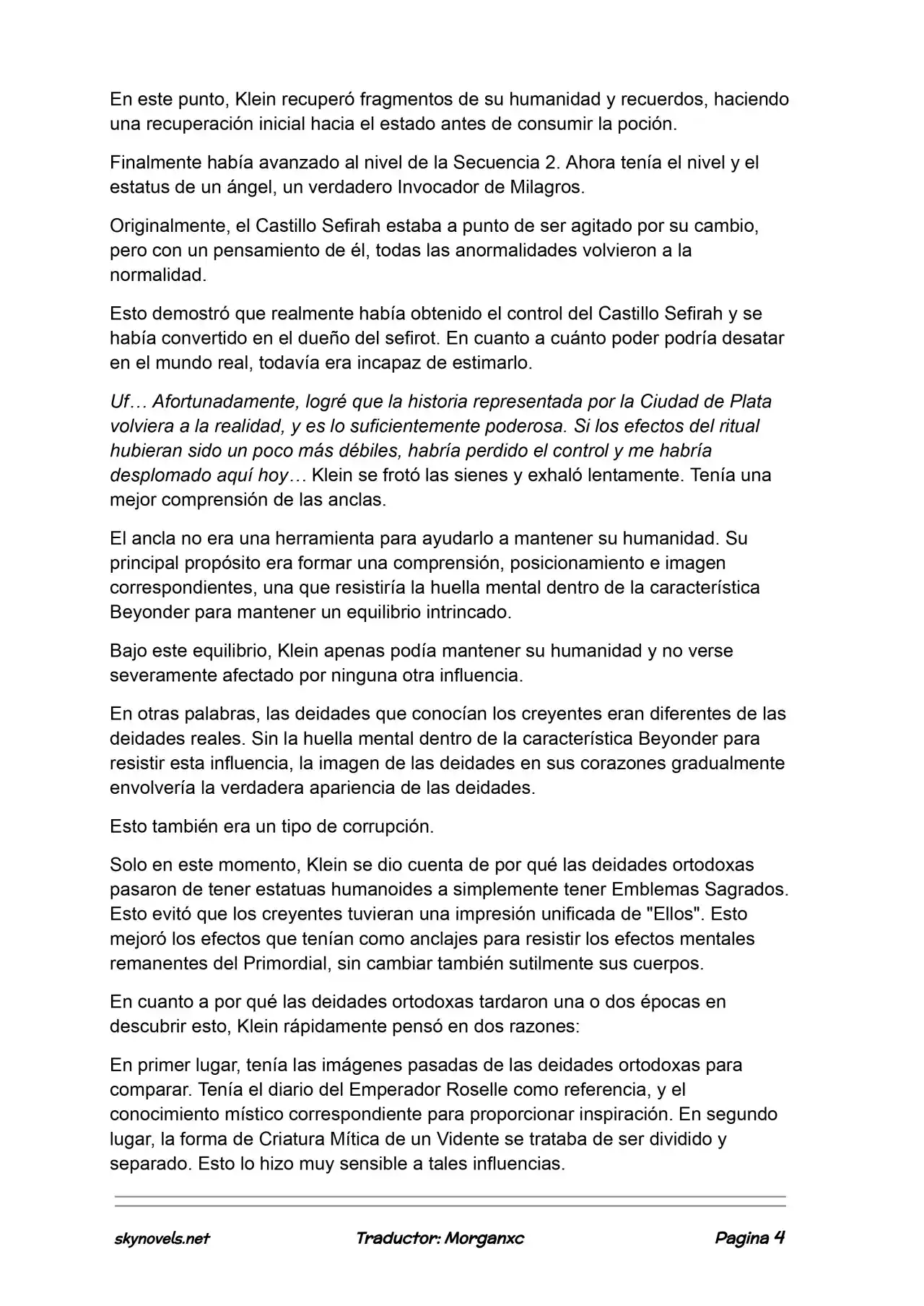 Lord Of The Mysteries (Novela) - Capítulo 1268 - Página 4 - LectorTMOo