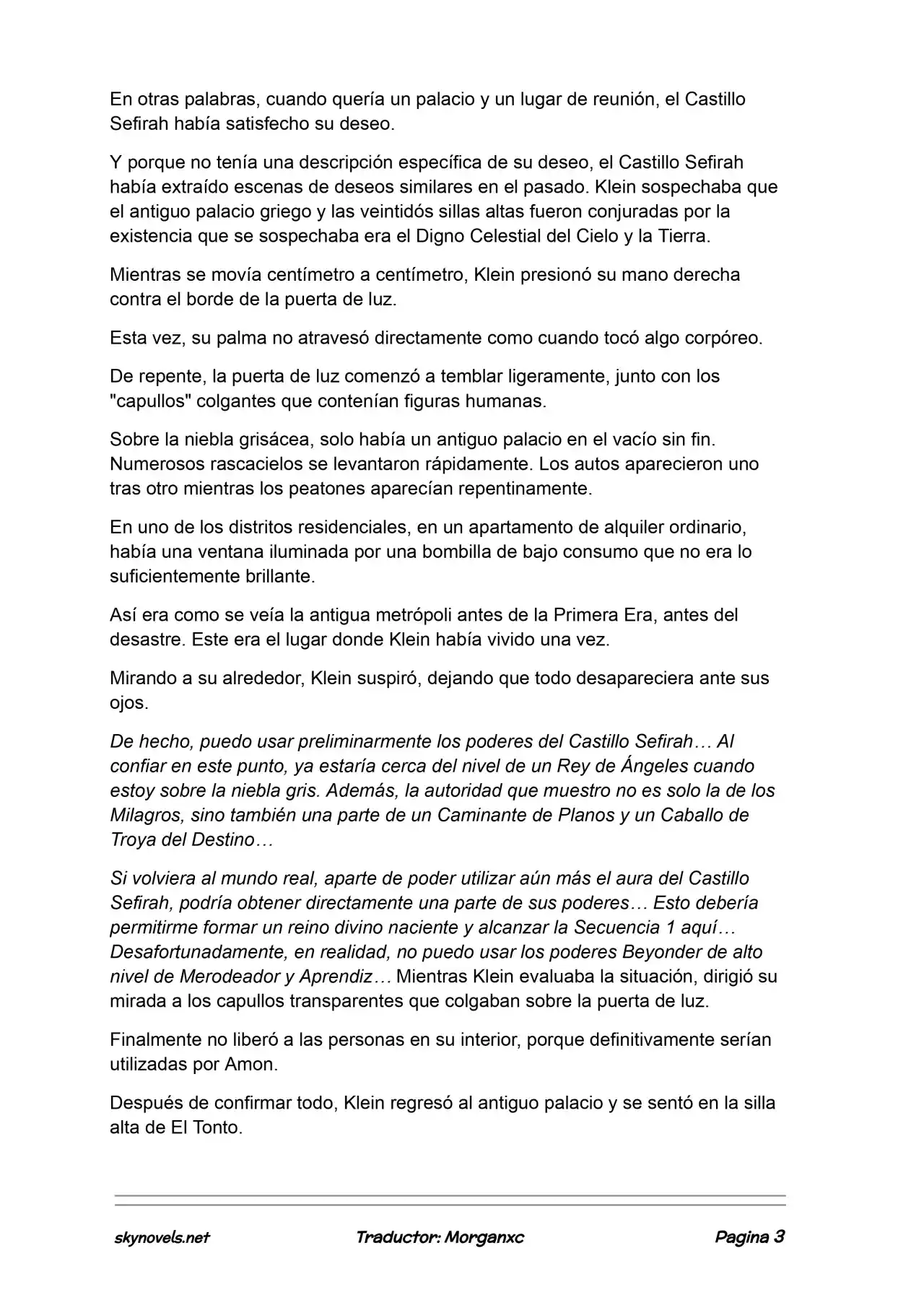 Lord Of The Mysteries (Novela) - Capítulo 1269 - Página 3 - LectorTMOo