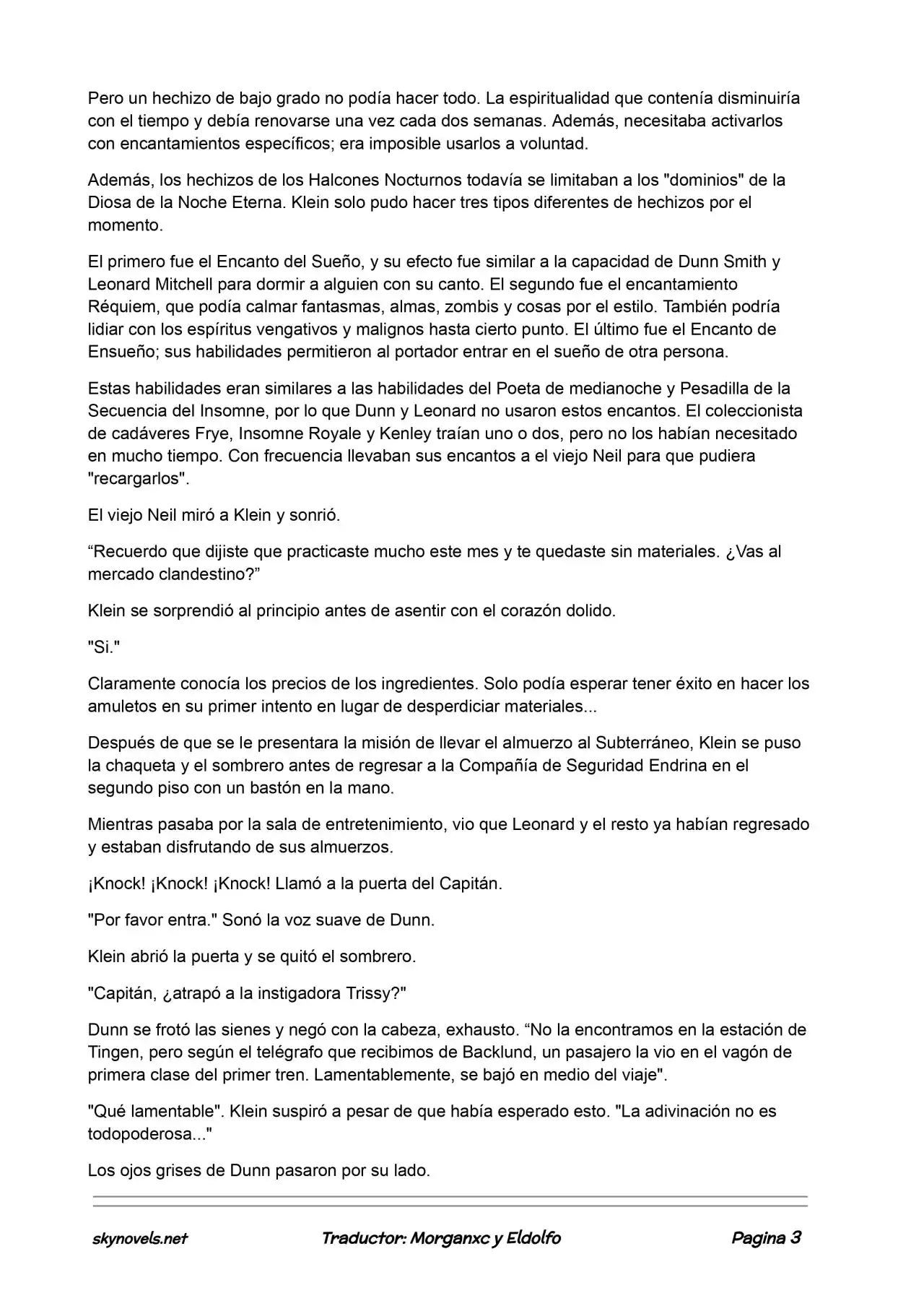 Lord Of The Mysteries (Novela) - Capítulo 127 - Página 3 - LectorTMOo