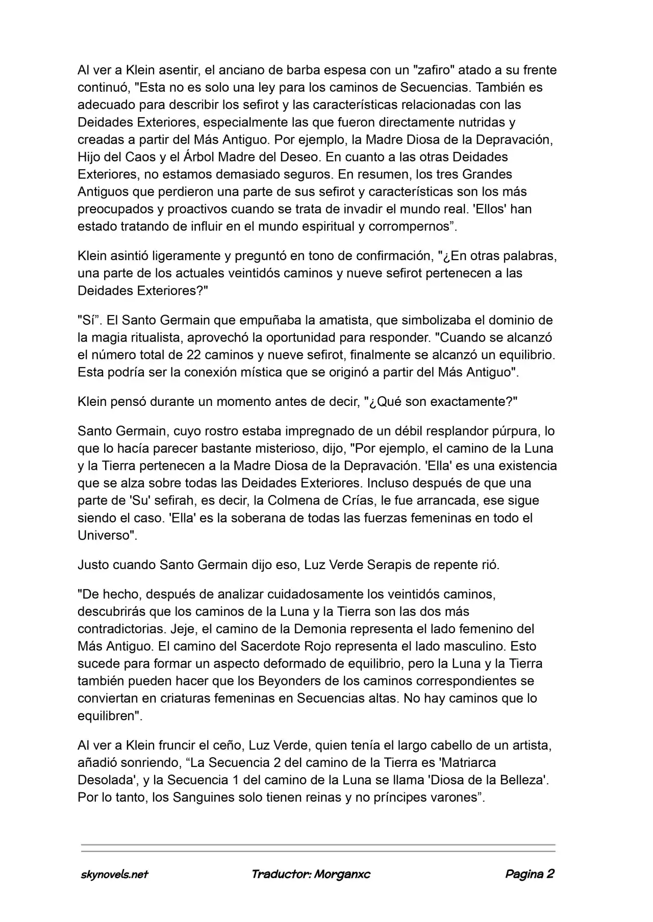 Lord Of The Mysteries (Novela) - Capítulo 1271 - Página 2 - LectorTMOo