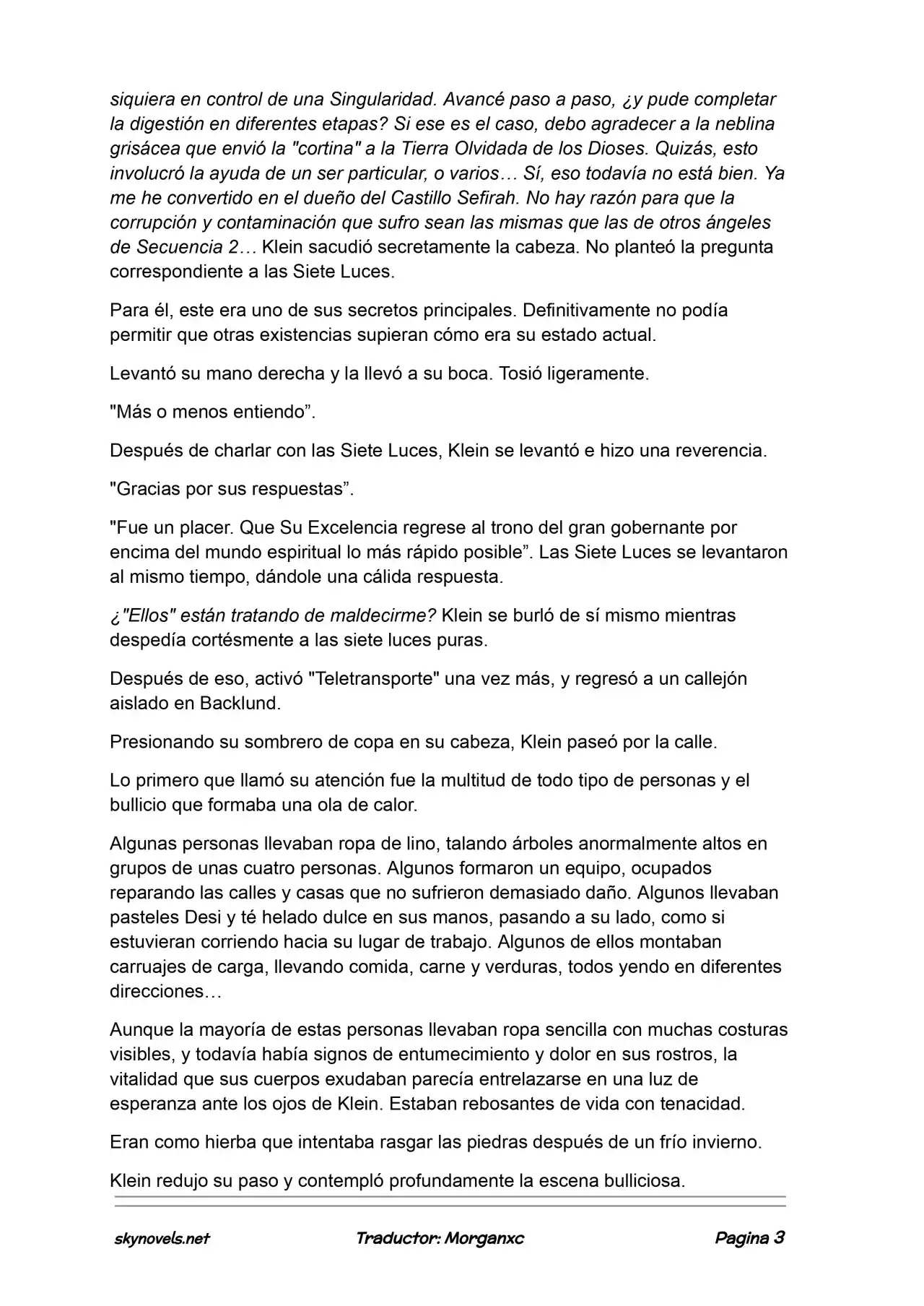 Lord Of The Mysteries (Novela) - Capítulo 1272 - Página 3 - LectorTMOo