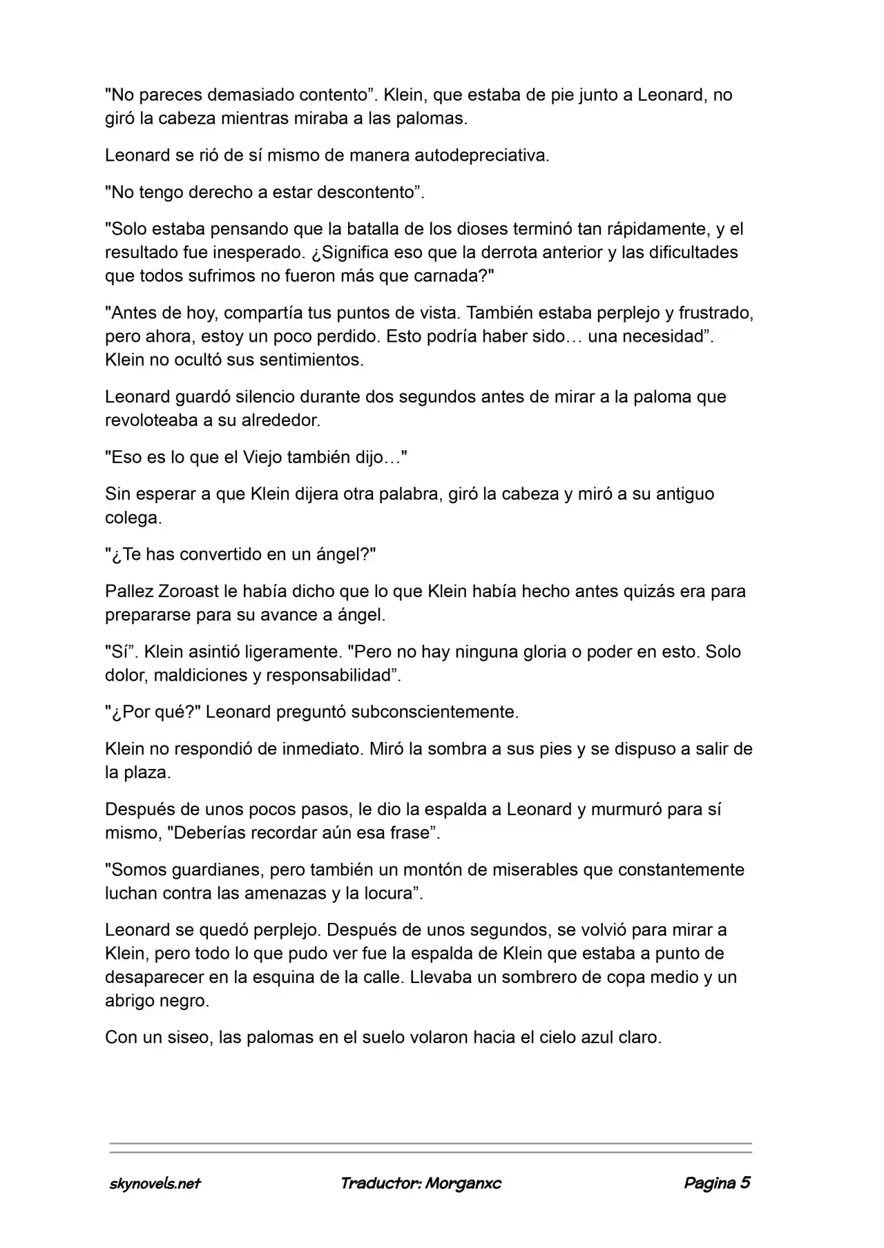 Lord Of The Mysteries (Novela) - Capítulo 1272 - Página 5 - LectorTMOo