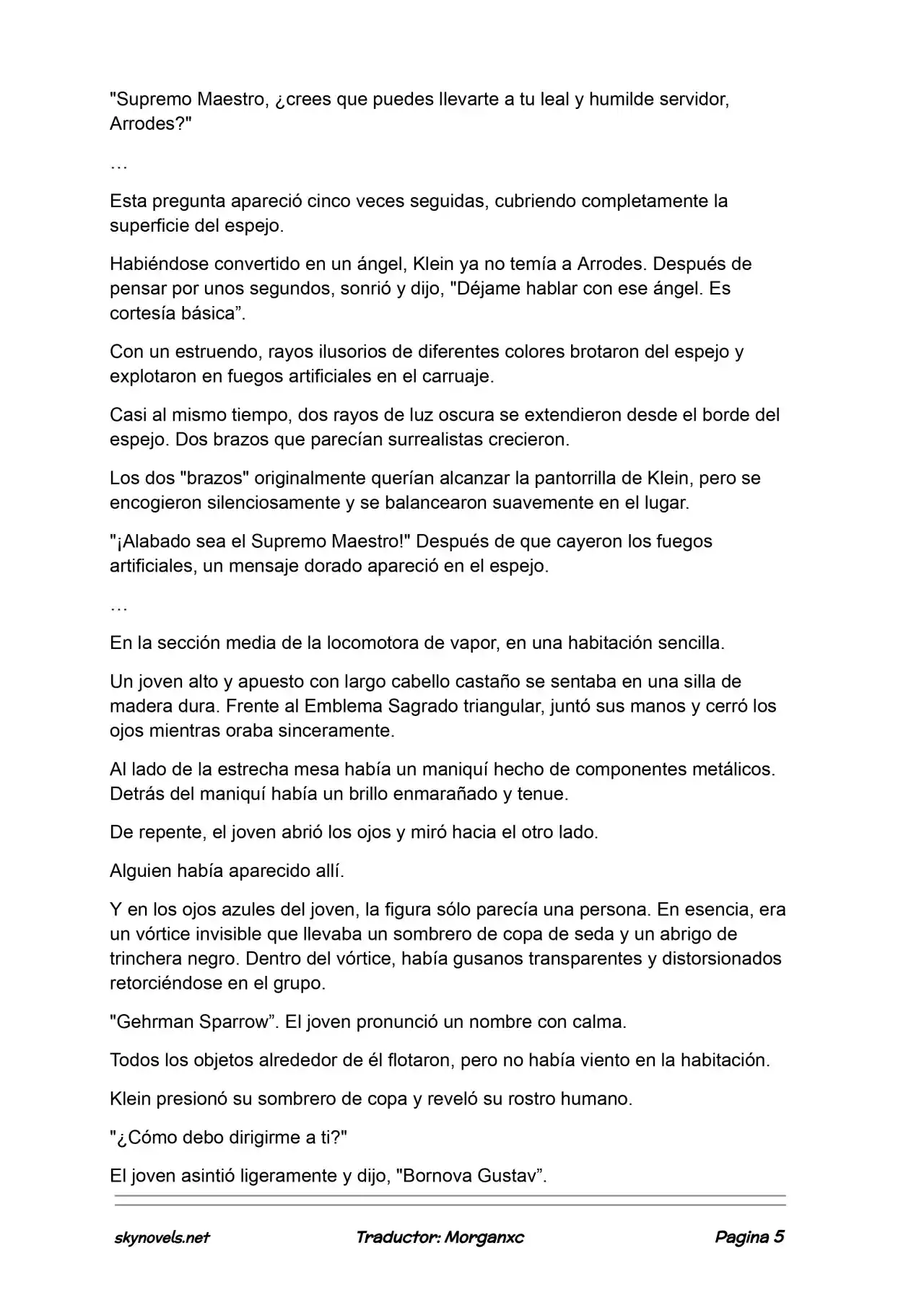 Lord Of The Mysteries (Novela) - Capítulo 1274 - Página 5 - LectorTMOo