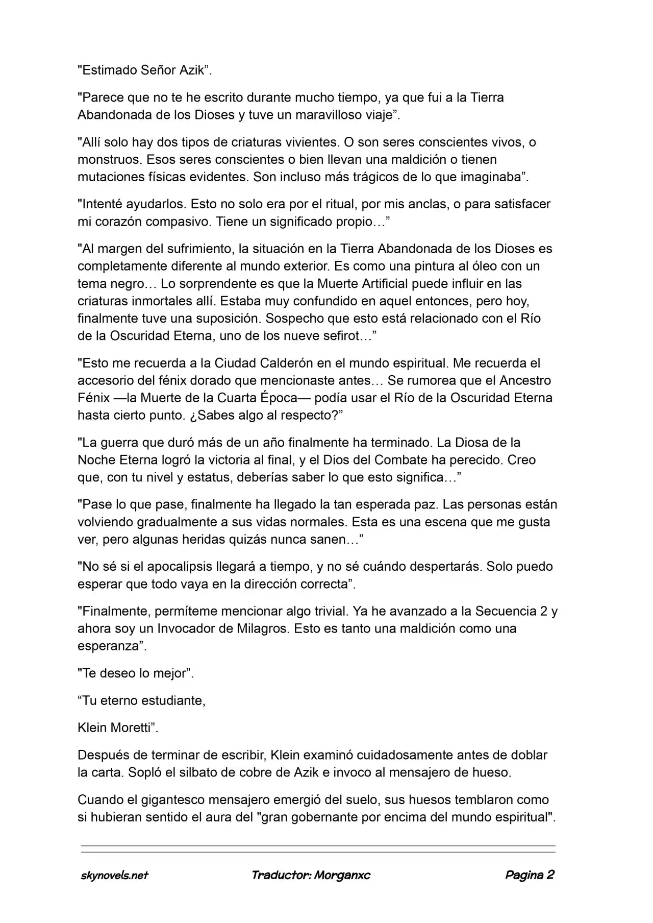 Lord Of The Mysteries (Novela) - Capítulo 1275 - Página 2 - LectorTMOo