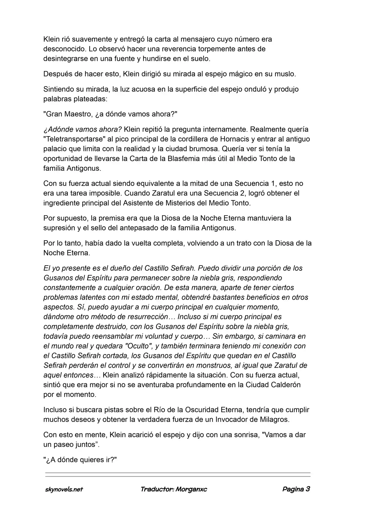 Lord Of The Mysteries (Novela) - Capítulo 1275 - Página 3 - LectorTMOo