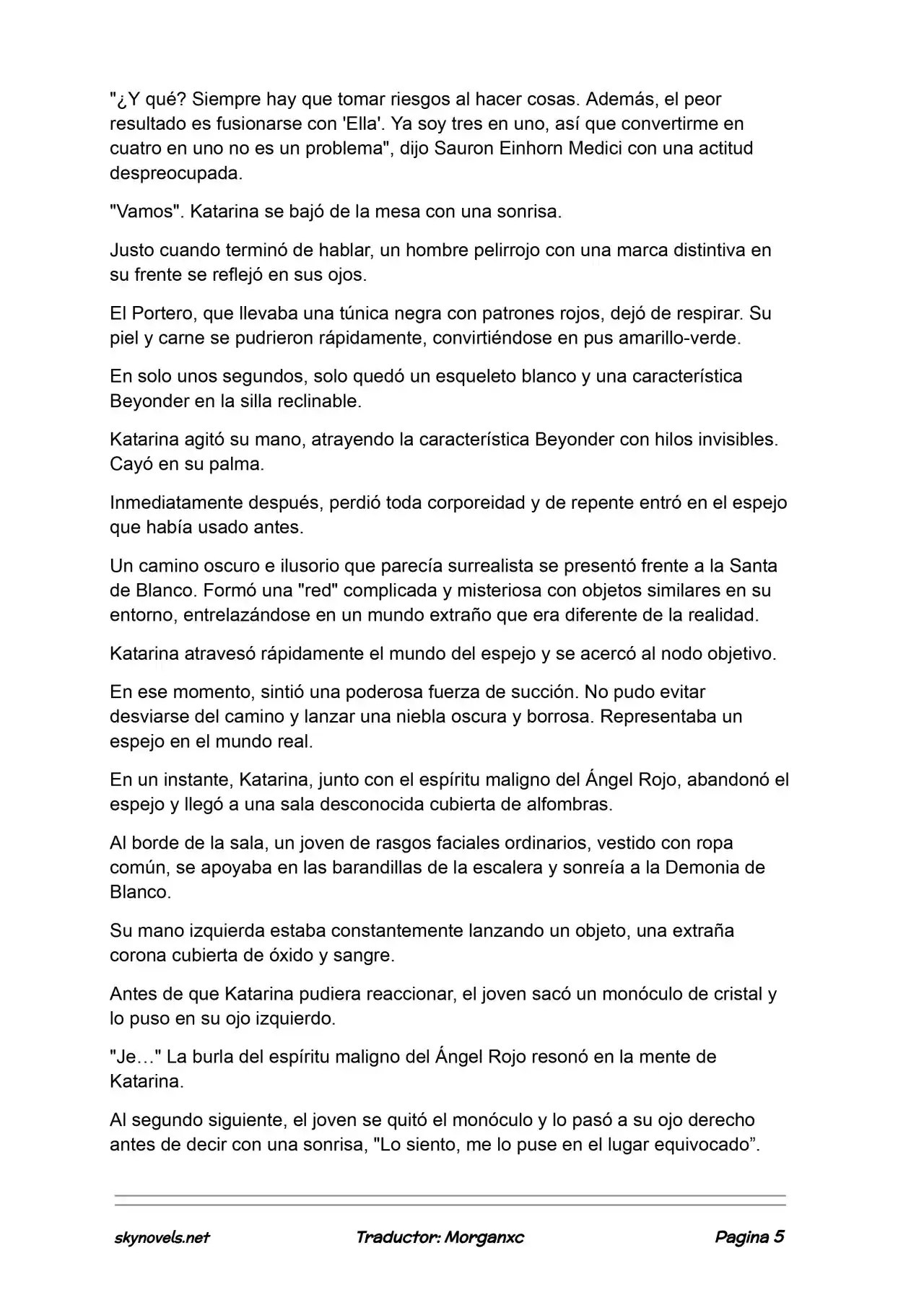 Lord Of The Mysteries (Novela) - Capítulo 1275 - Página 5 - LectorTMOo
