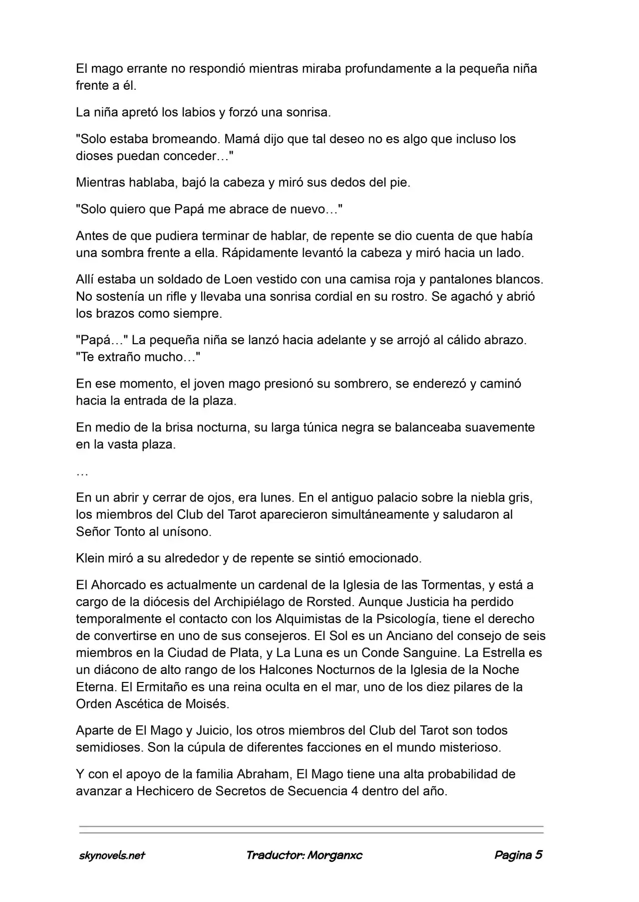 Lord Of The Mysteries (Novela) - Capítulo 1276 - Página 5 - LectorTMOo