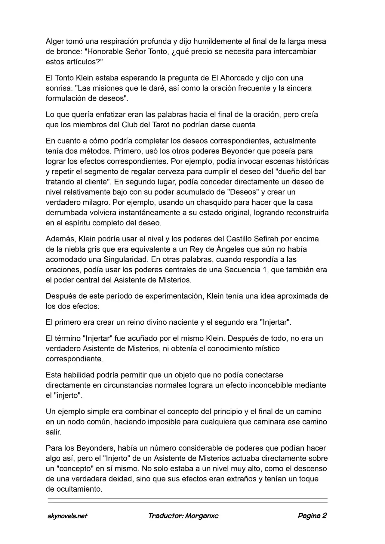 Lord Of The Mysteries (Novela) - Capítulo 1278 - Página 2 - LectorTMOo