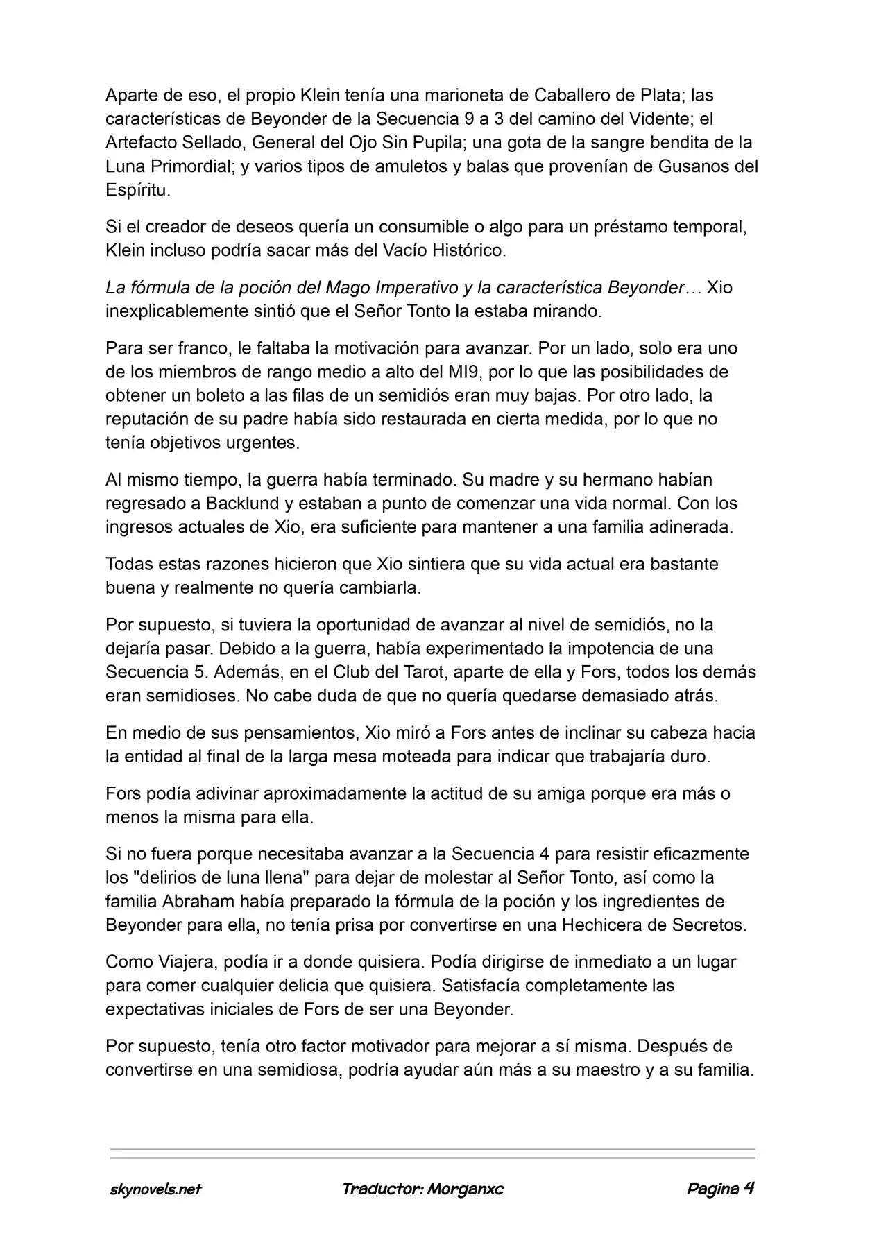 Lord Of The Mysteries (Novela) - Capítulo 1278 - Página 4 - LectorTMOo