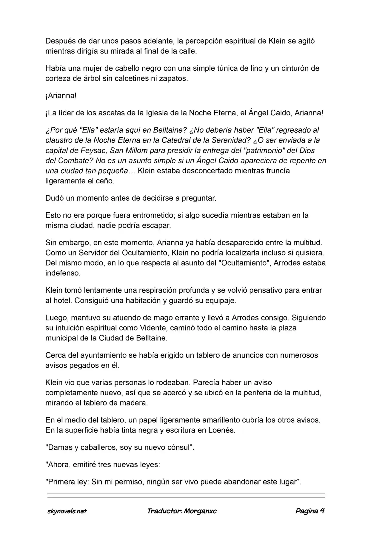 Lord Of The Mysteries (Novela) - Capítulo 1280 - Página 4 - LectorTMOo