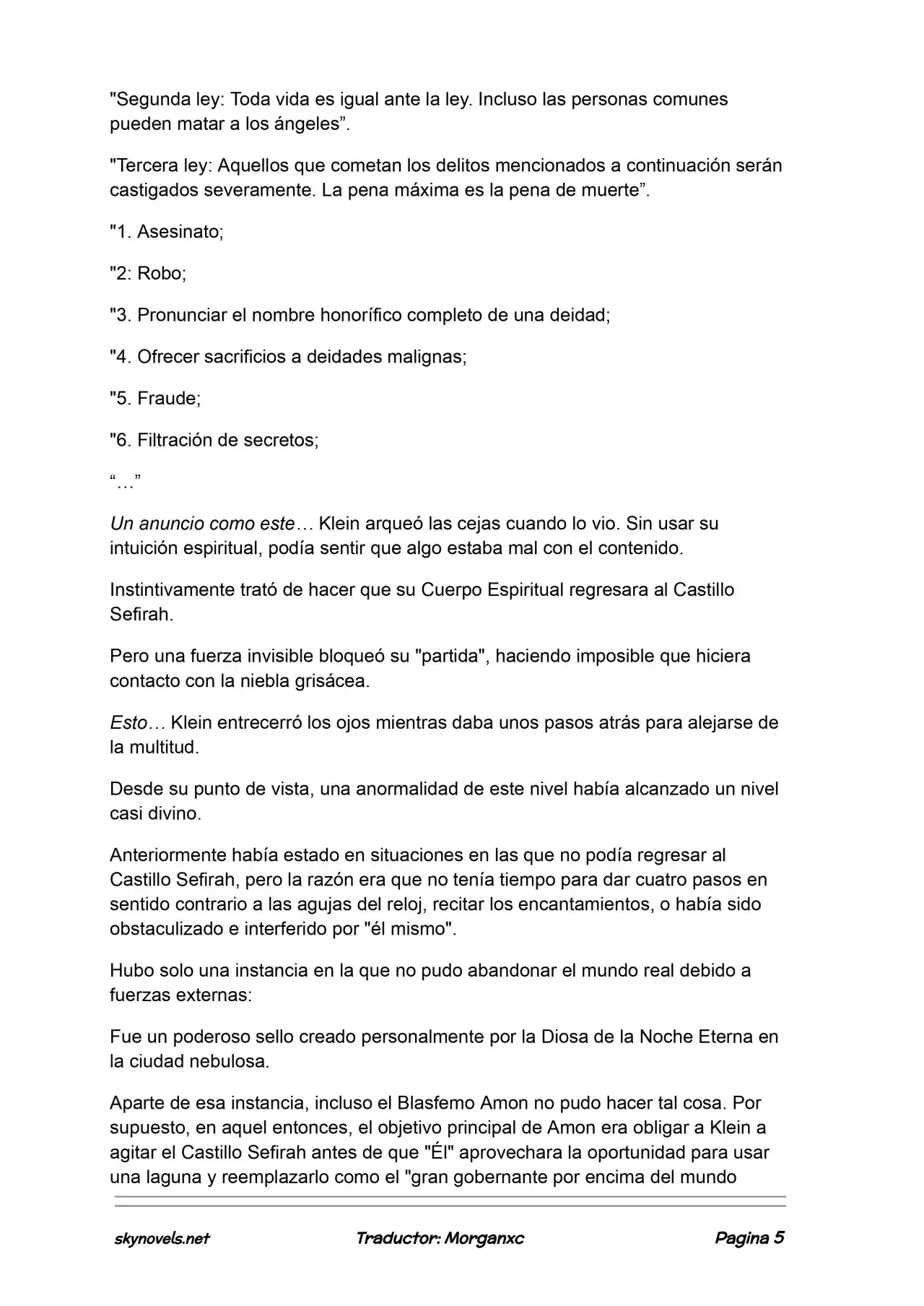 Lord Of The Mysteries (Novela) - Capítulo 1280 - Página 5 - LectorTMOo