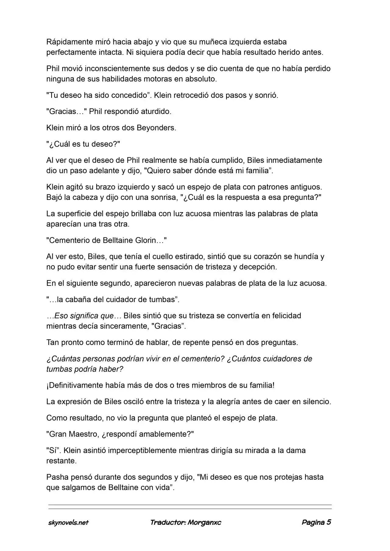 Lord Of The Mysteries (Novela) - Capítulo 1282 - Página 5 - LectorTMOo