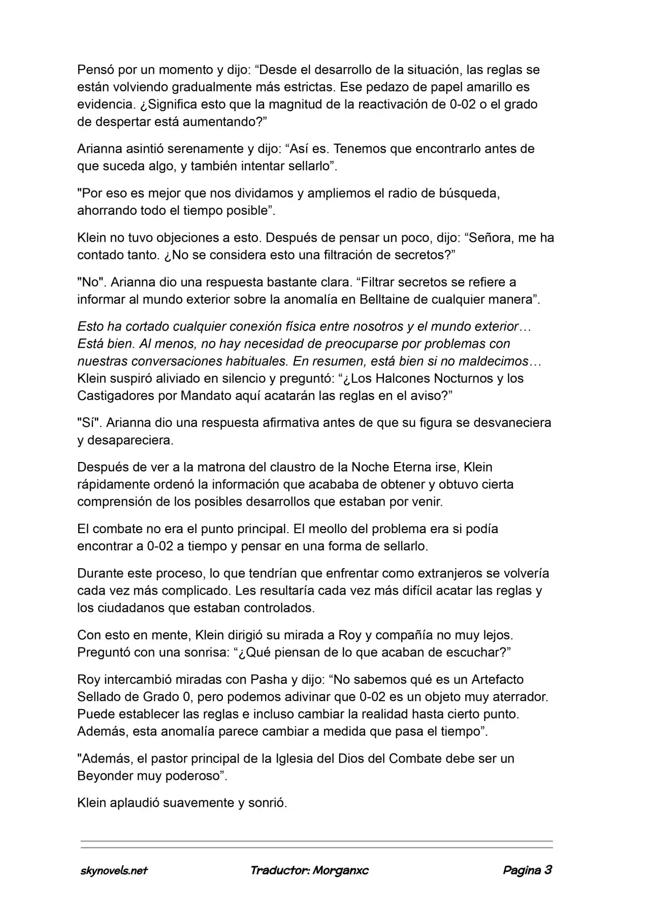 Lord Of The Mysteries (Novela) - Capítulo 1283 - Página 3 - LectorTMOo
