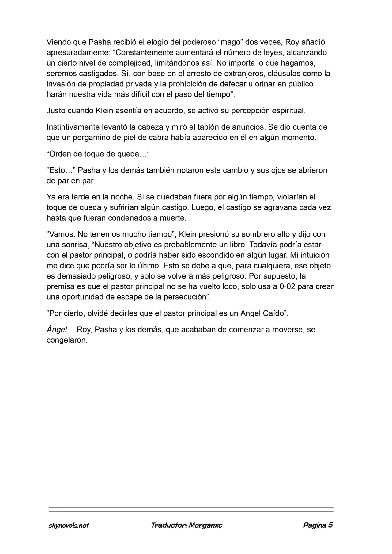 Lord Of The Mysteries (Novela) - Capítulo 1283 - Página 5 - LectorTMOo