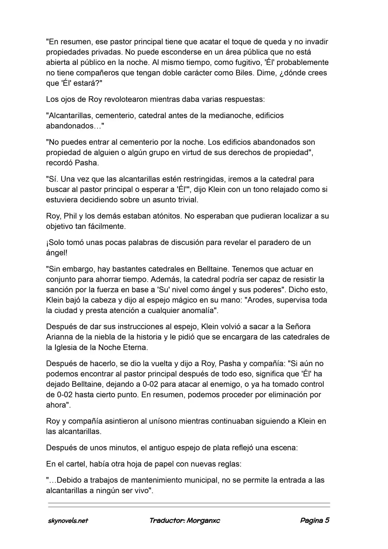 Lord Of The Mysteries (Novela) - Capítulo 1284 - Página 5 - LectorTMOo