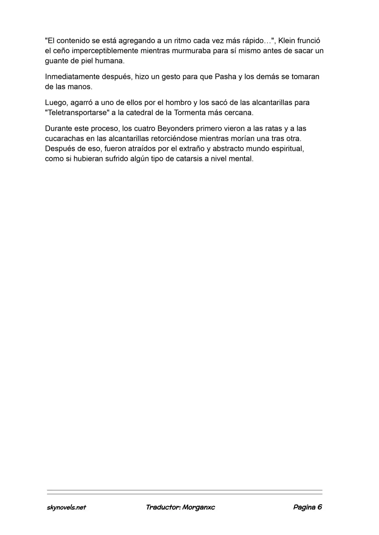 Lord Of The Mysteries (Novela) - Capítulo 1284 - Página 6 - LectorTMOo