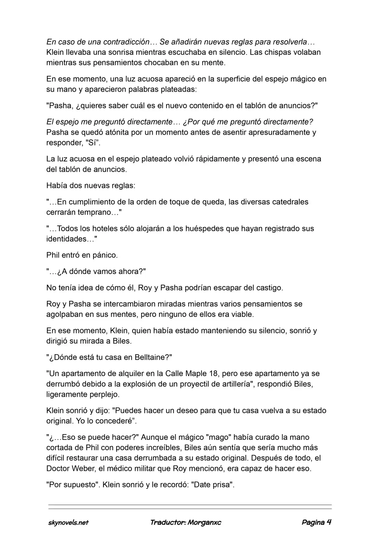Lord Of The Mysteries (Novela) - Capítulo 1285 - Página 4 - LectorTMOo