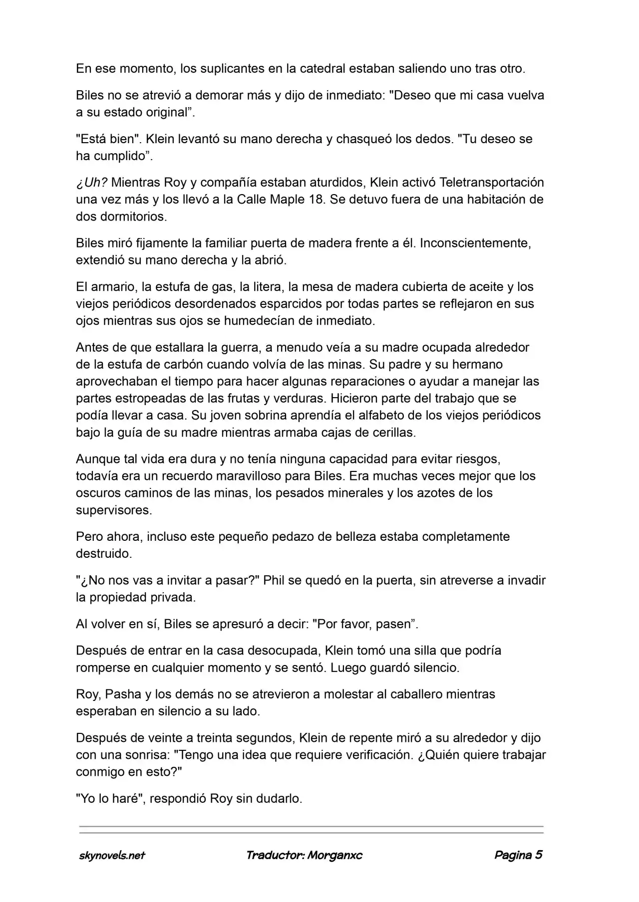Lord Of The Mysteries (Novela) - Capítulo 1285 - Página 5 - LectorTMOo