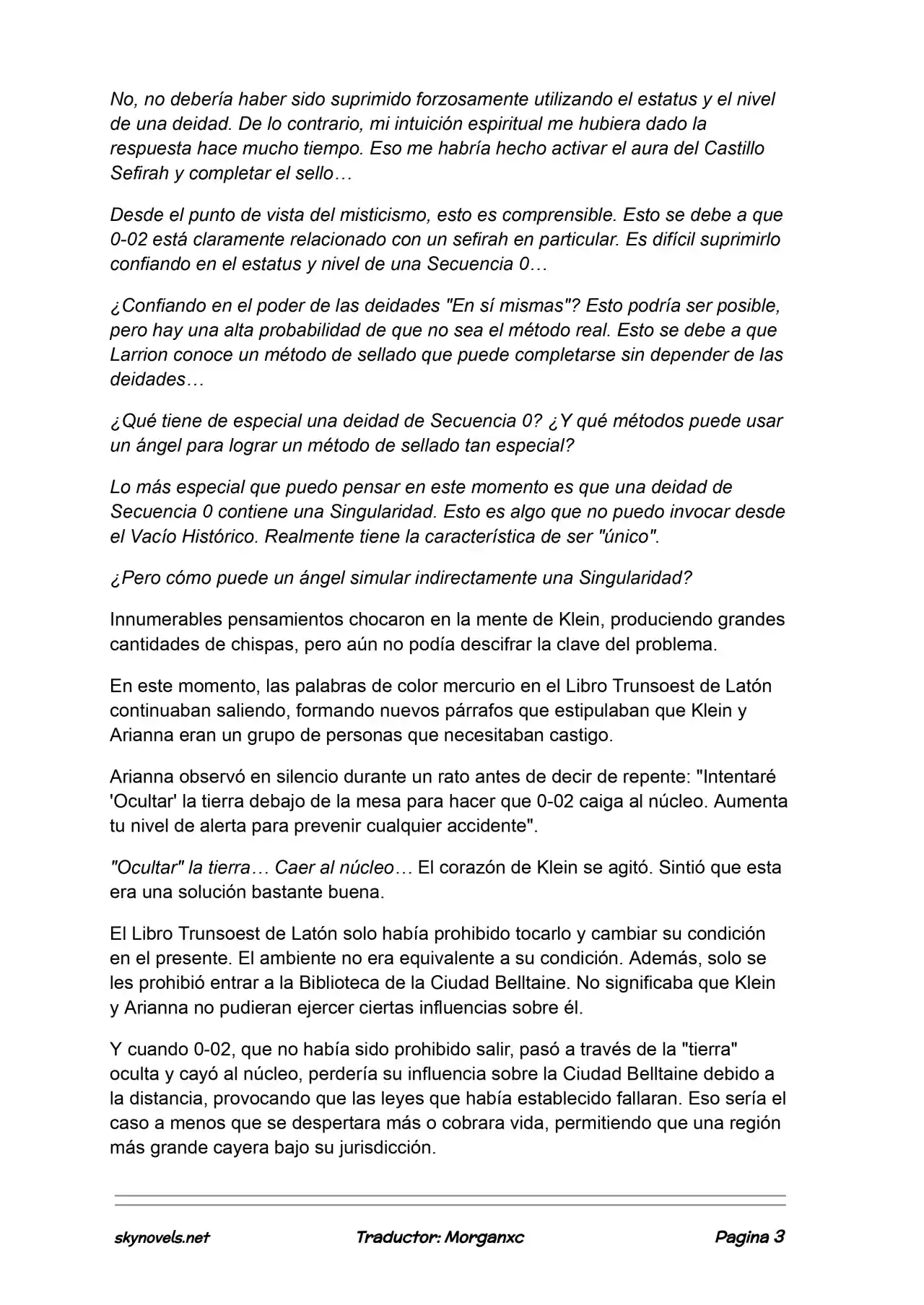 Lord Of The Mysteries (Novela) - Capítulo 1287 - Página 3 - LectorTMOo
