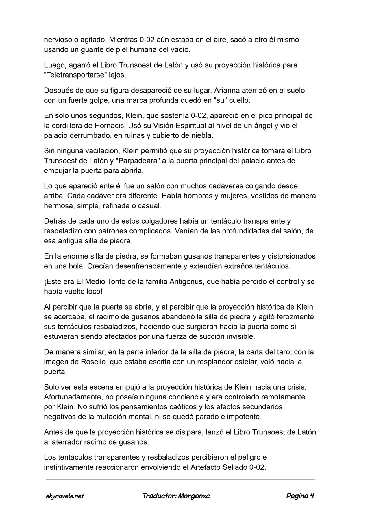 Lord Of The Mysteries (Novela) - Capítulo 1289 - Página 4 - LectorTMOo