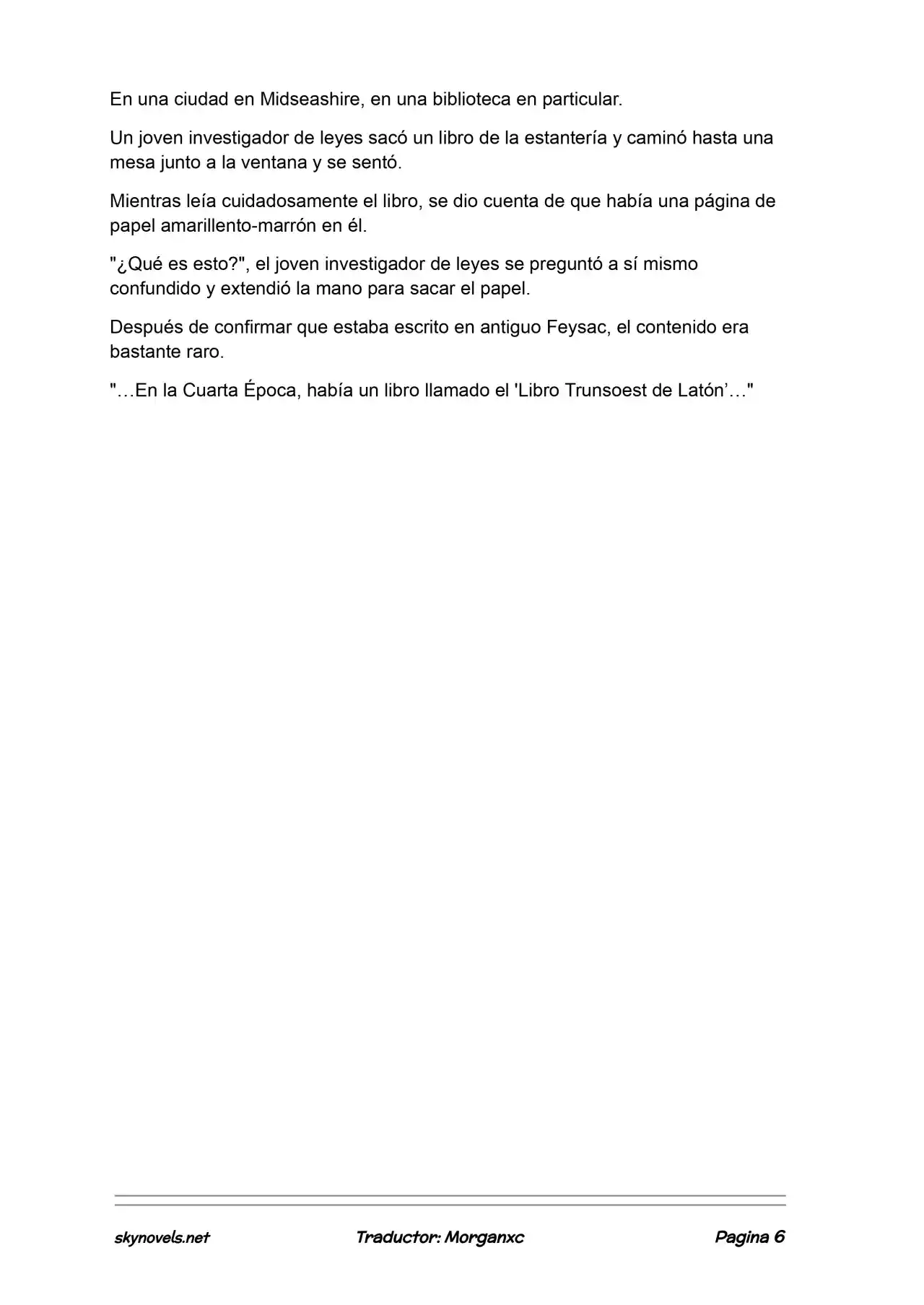 Lord Of The Mysteries (Novela) - Capítulo 1290 - Página 6 - LectorTMOo