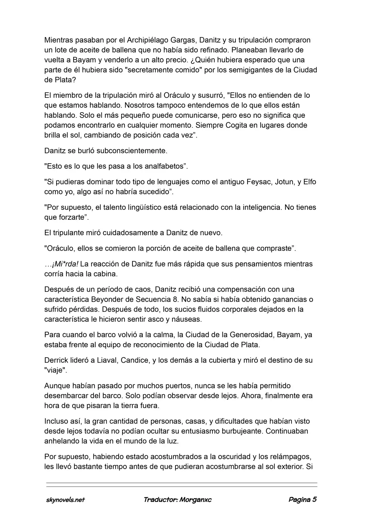 Lord Of The Mysteries (Novela) - Capítulo 1291 - Página 5 - LectorTMOo