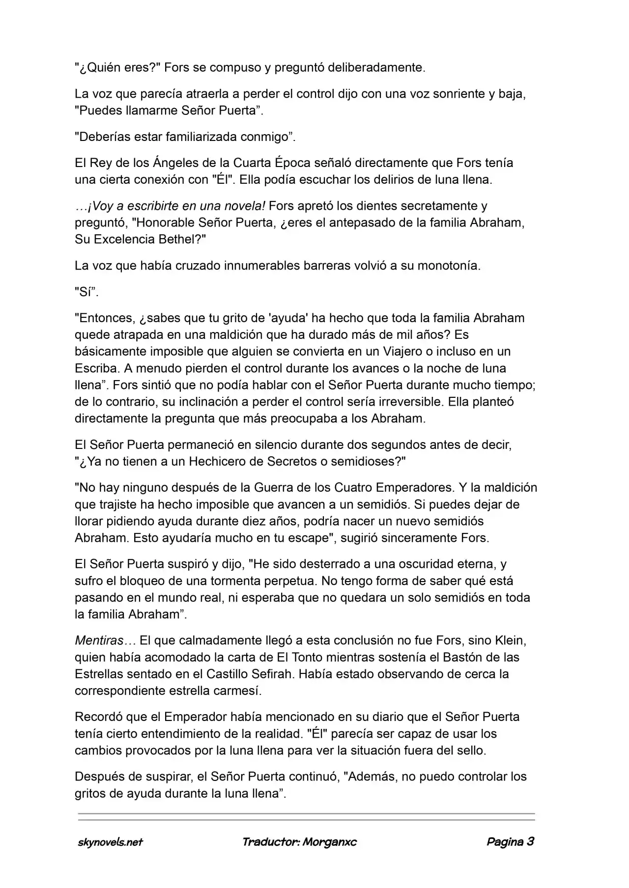 Lord Of The Mysteries (Novela) - Capítulo 1294 - Página 3 - LectorTMOo