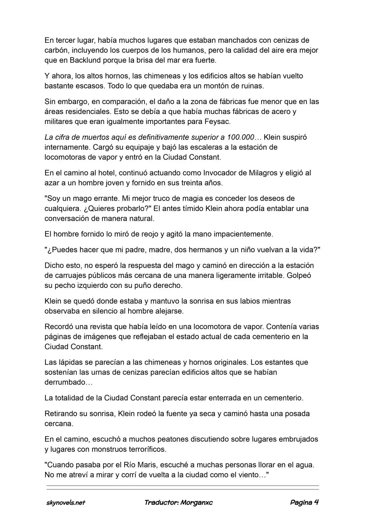 Lord Of The Mysteries (Novela) - Capítulo 1295 - Página 4 - LectorTMOo
