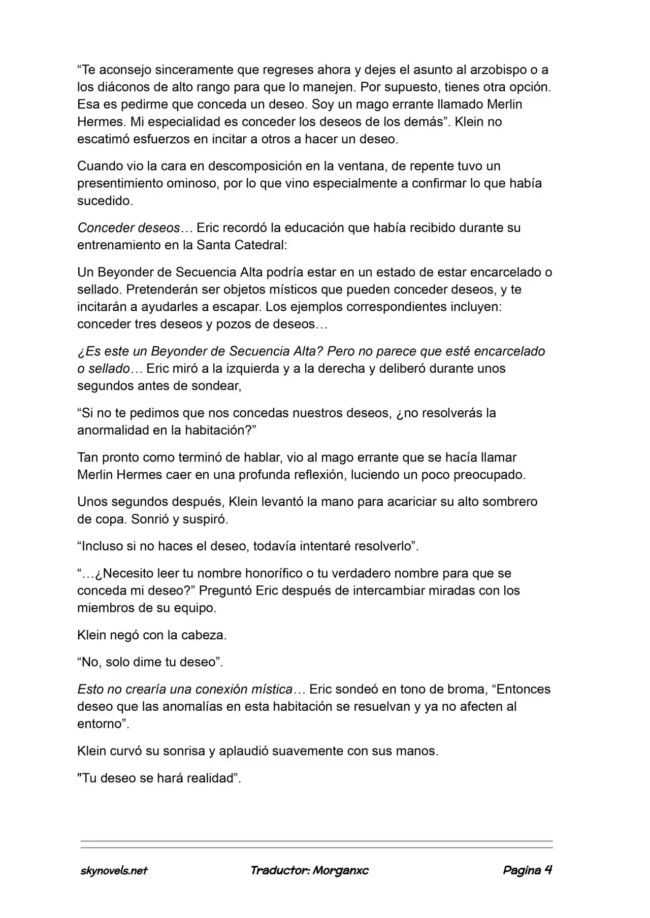 Lord Of The Mysteries (Novela) - Capítulo 1296 - Página 4 - LectorTMOo