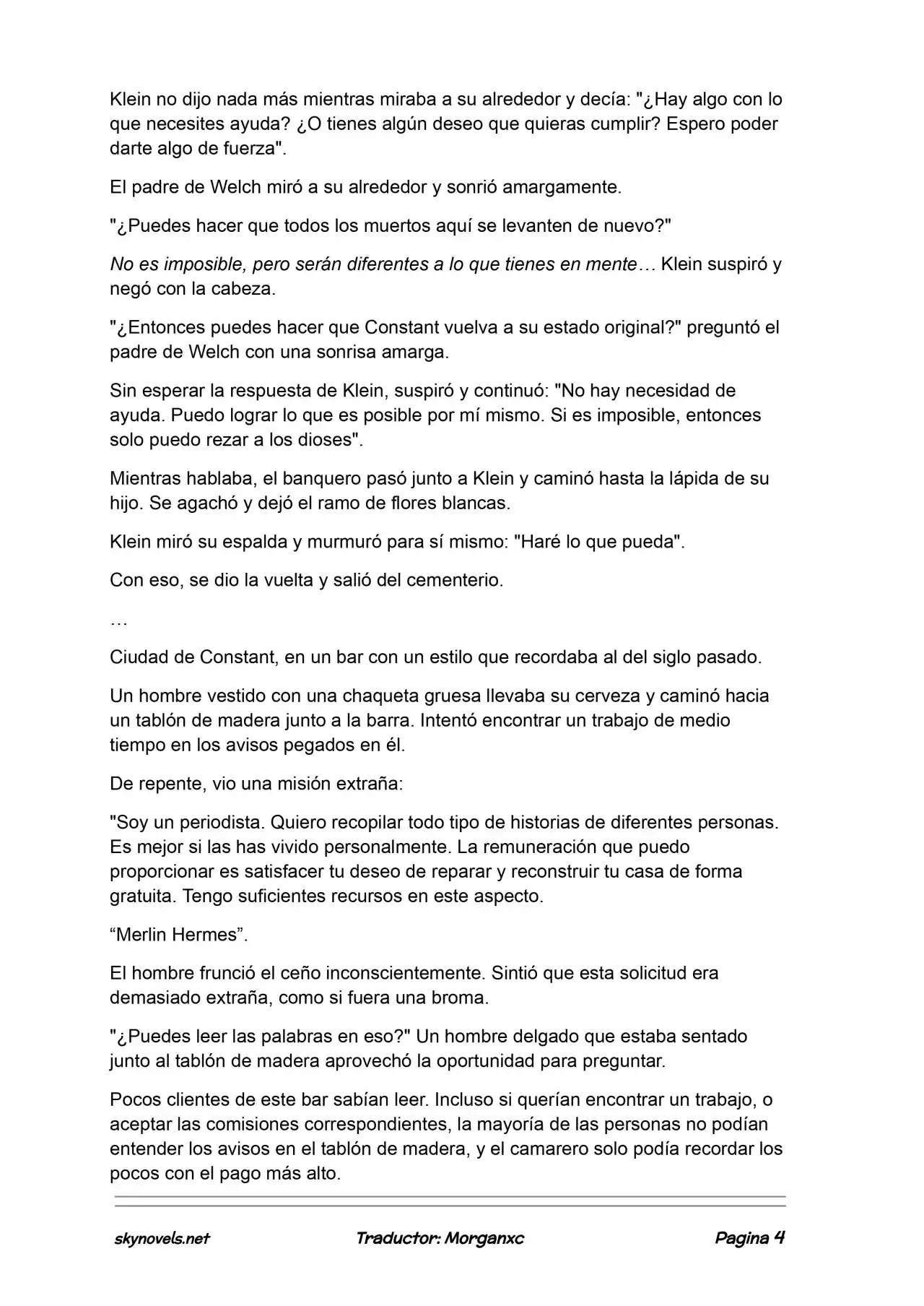 Lord Of The Mysteries (Novela) - Capítulo 1297 - Página 4 - LectorTMOo