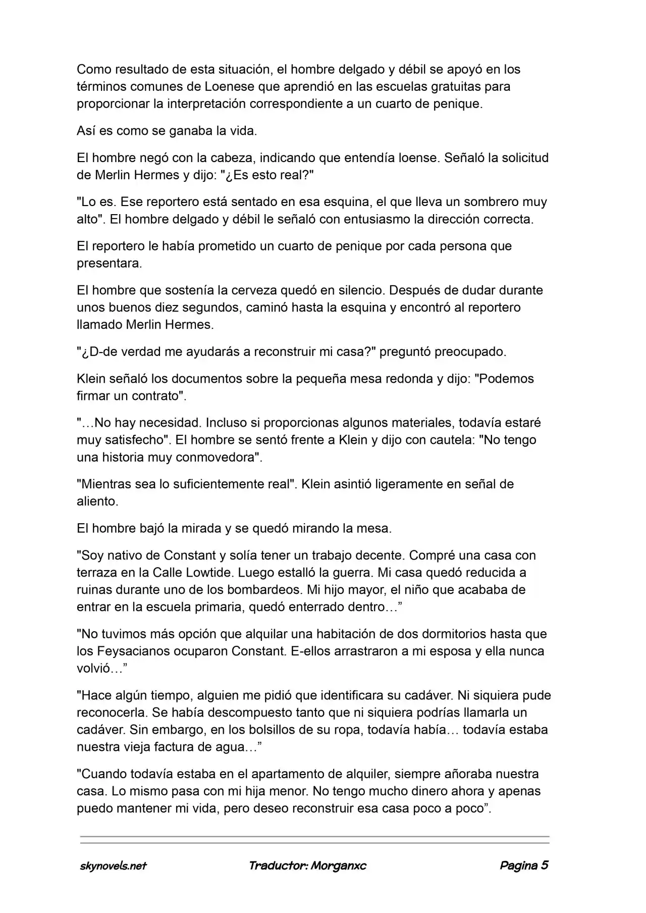 Lord Of The Mysteries (Novela) - Capítulo 1297 - Página 5 - LectorTMOo