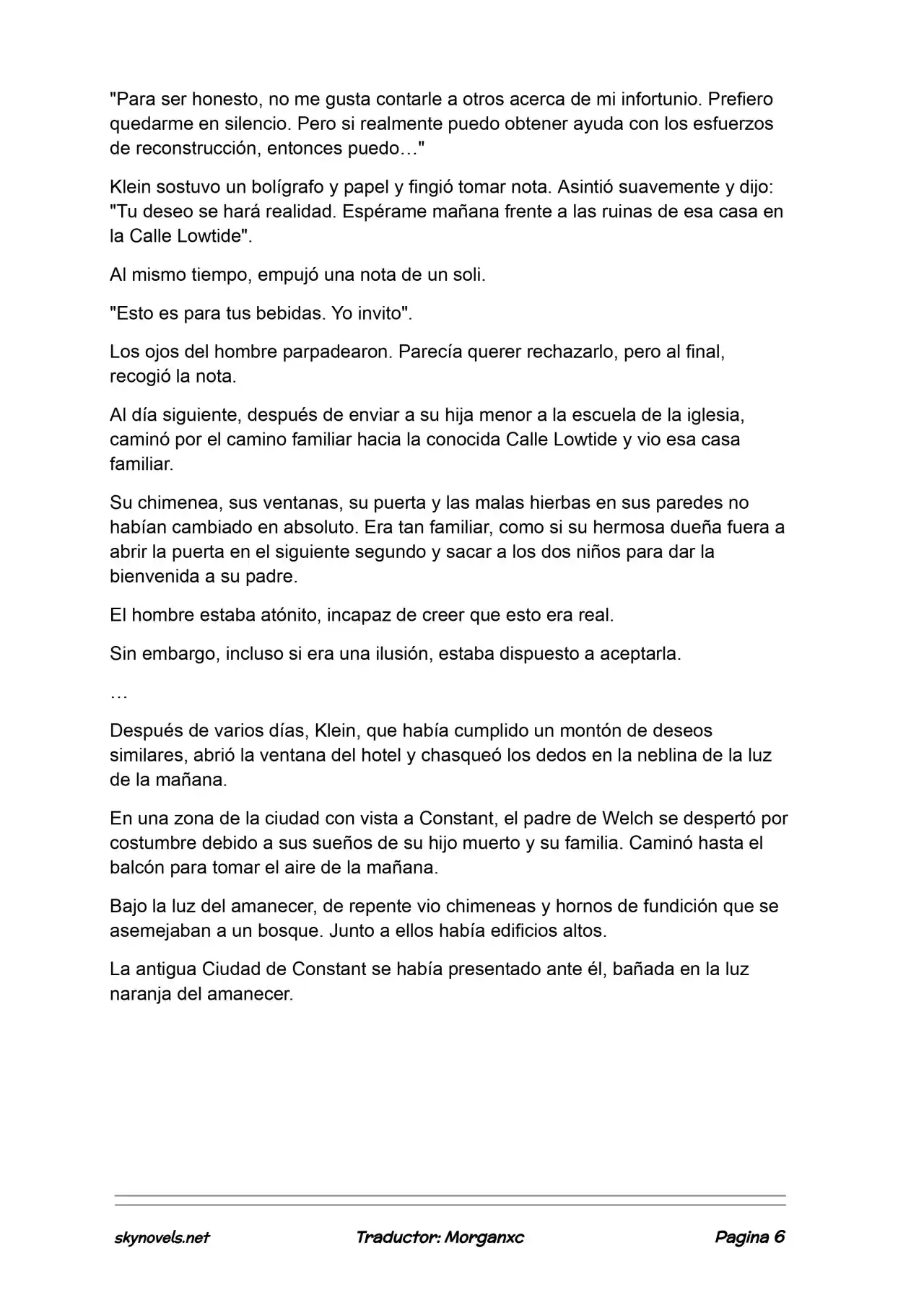 Lord Of The Mysteries (Novela) - Capítulo 1297 - Página 6 - LectorTMOo