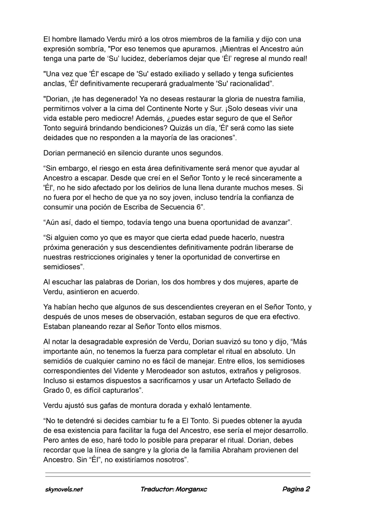Lord Of The Mysteries (Novela) - Capítulo 1298 - Página 2 - LectorTMOo