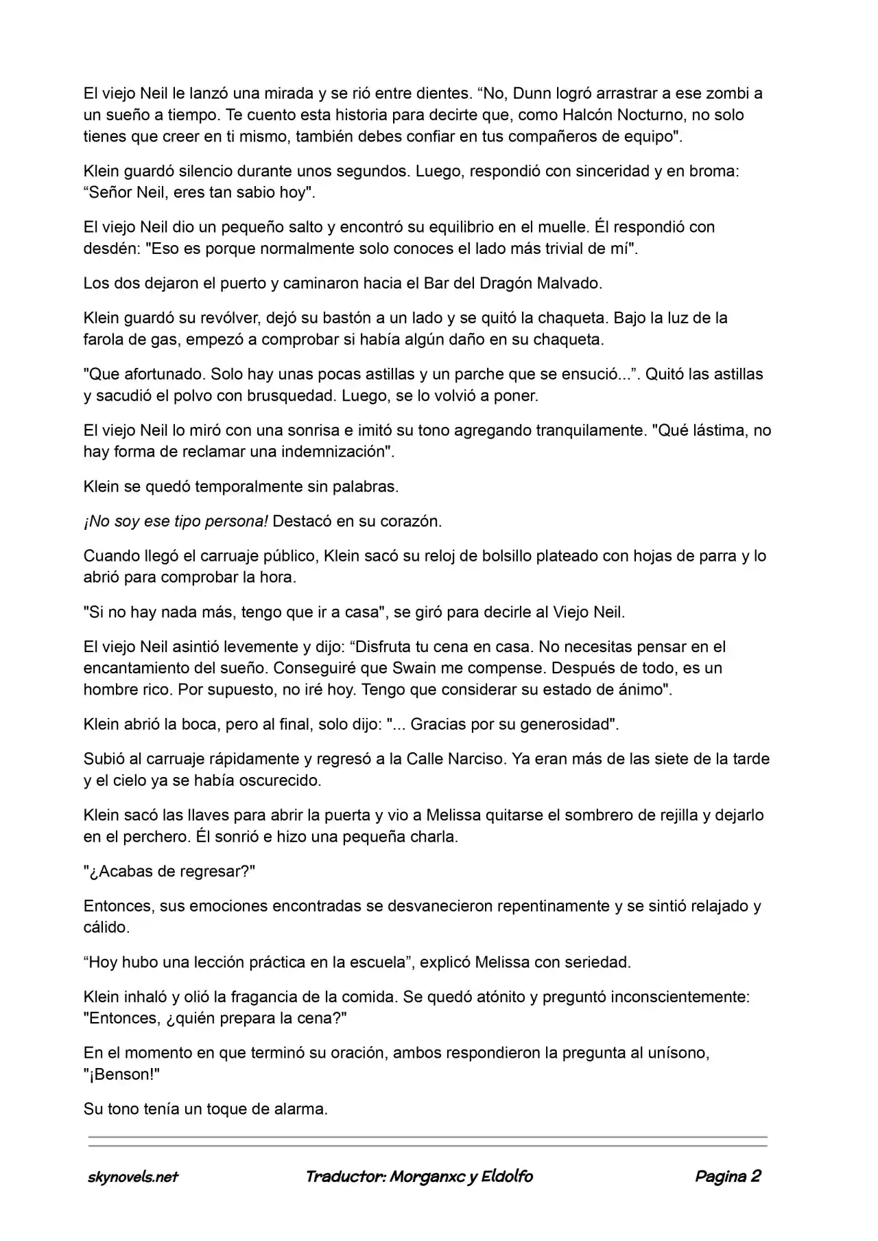 Lord Of The Mysteries (Novela) - Capítulo 130 - Página 2 - LectorTMOo