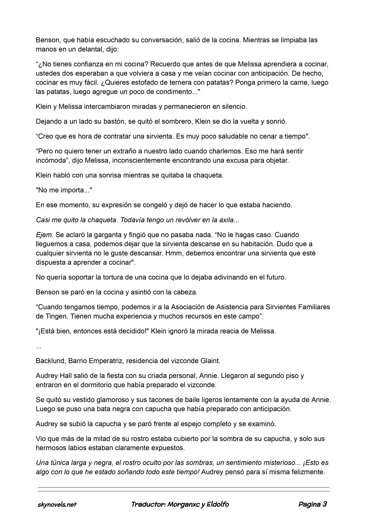 Lord Of The Mysteries (Novela) - Capítulo 130 - Página 3 - LectorTMOo