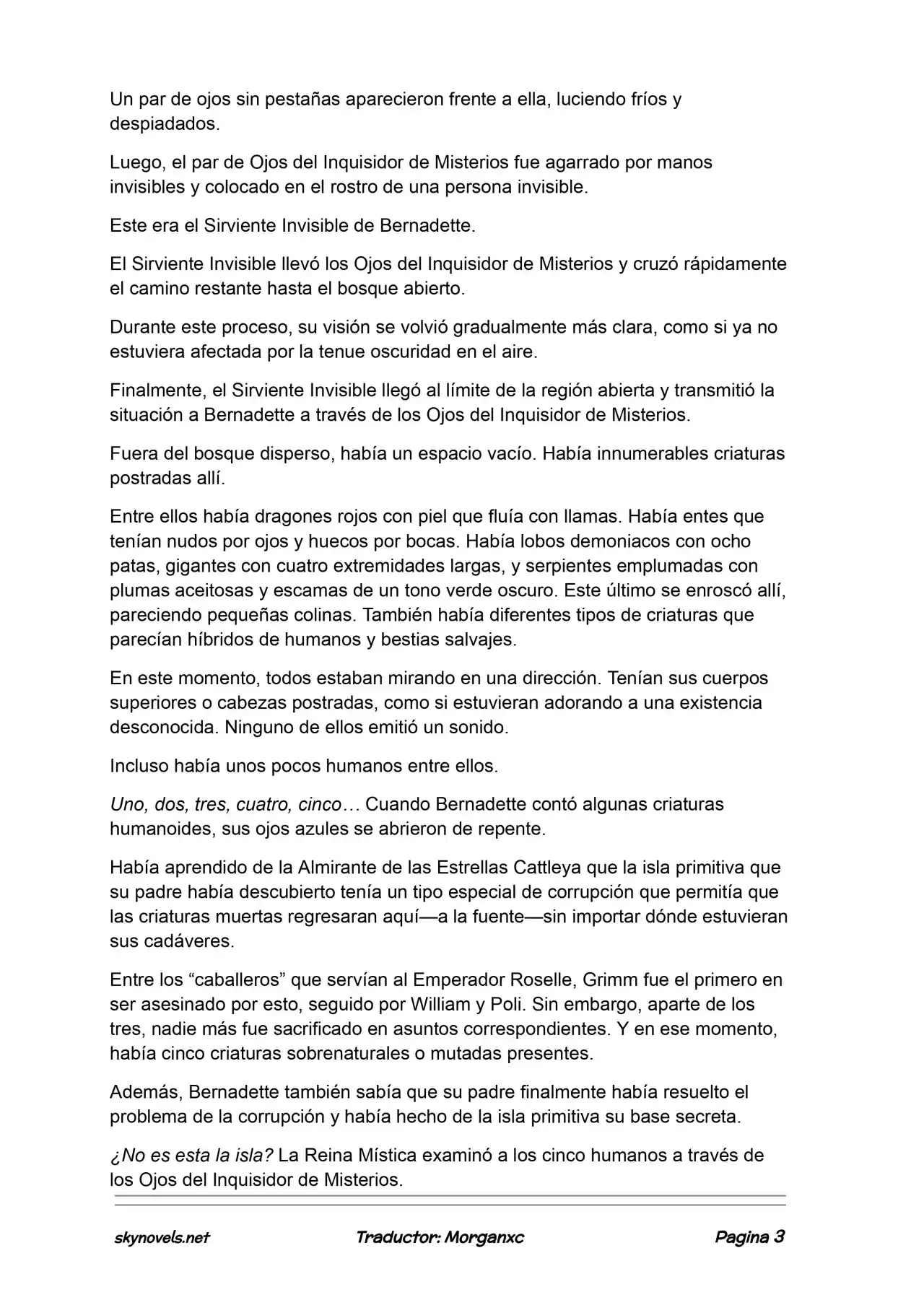 Lord Of The Mysteries (Novela) - Capítulo 1300 - Página 3 - LectorTMOo