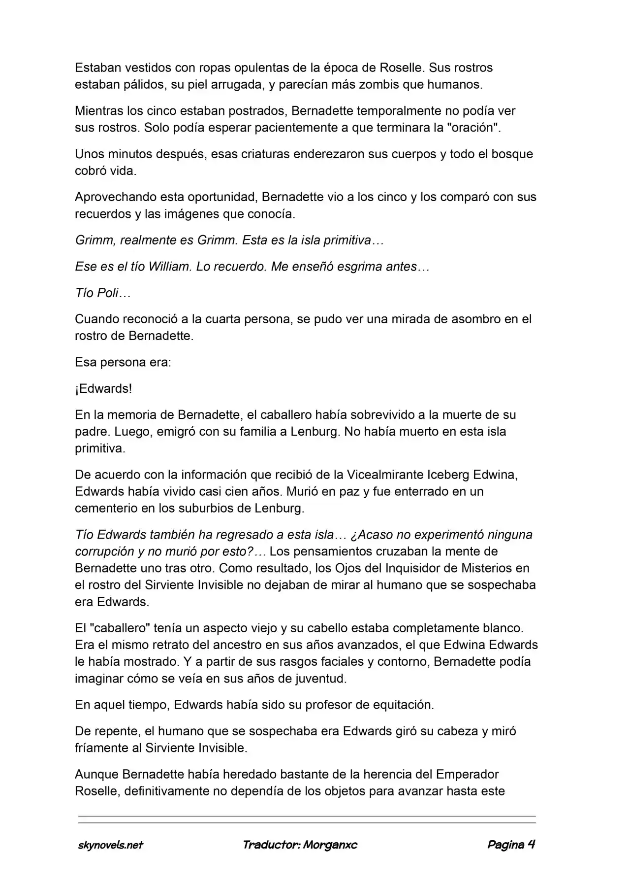 Lord Of The Mysteries (Novela) - Capítulo 1300 - Página 4 - LectorTMOo