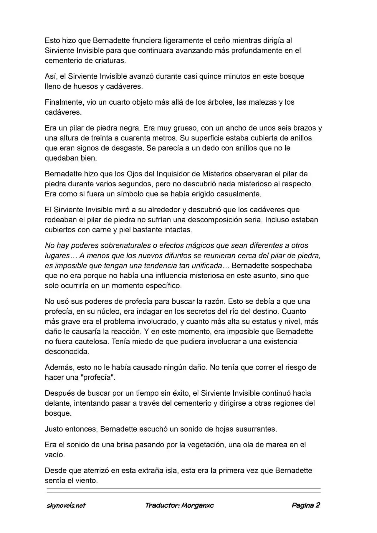 Lord Of The Mysteries (Novela) - Capítulo 1301 - Página 2 - LectorTMOo