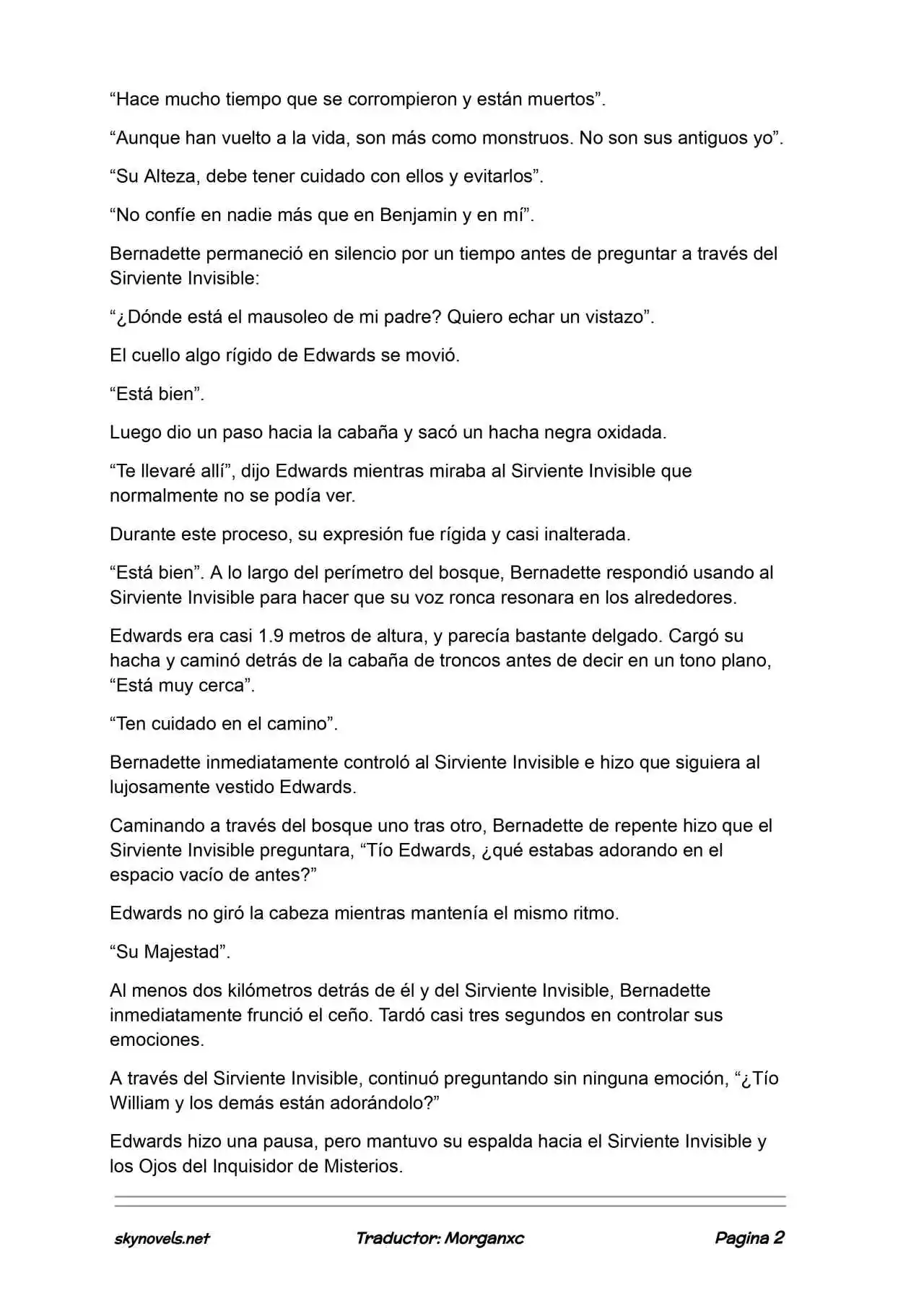 Lord Of The Mysteries (Novela) - Capítulo 1302 - Página 2 - LectorTMOo