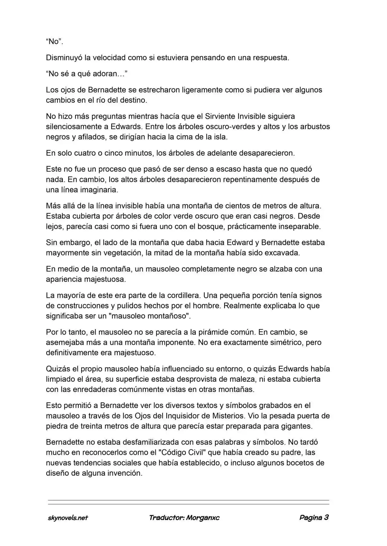 Lord Of The Mysteries (Novela) - Capítulo 1302 - Página 3 - LectorTMOo