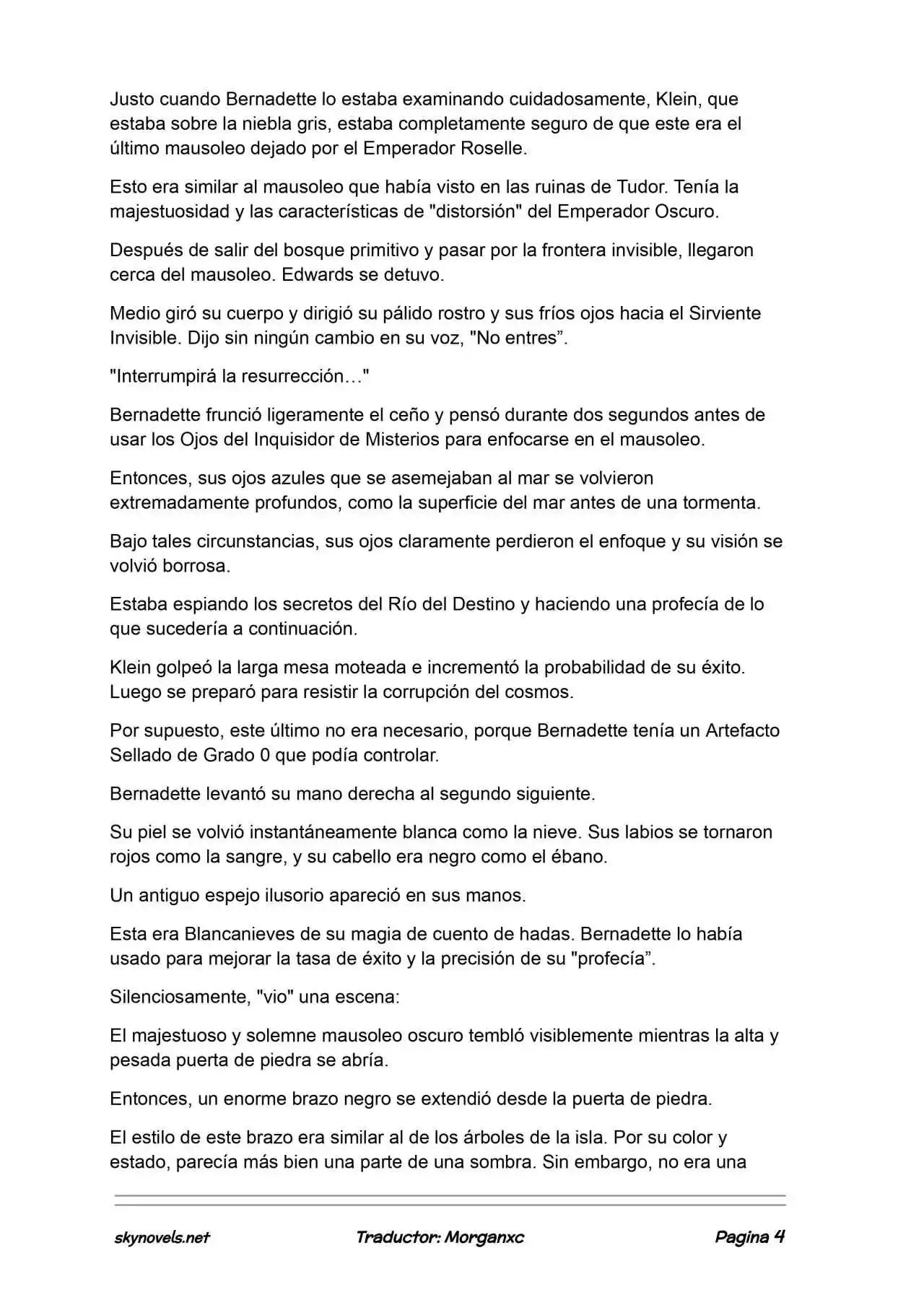 Lord Of The Mysteries (Novela) - Capítulo 1302 - Página 4 - LectorTMOo